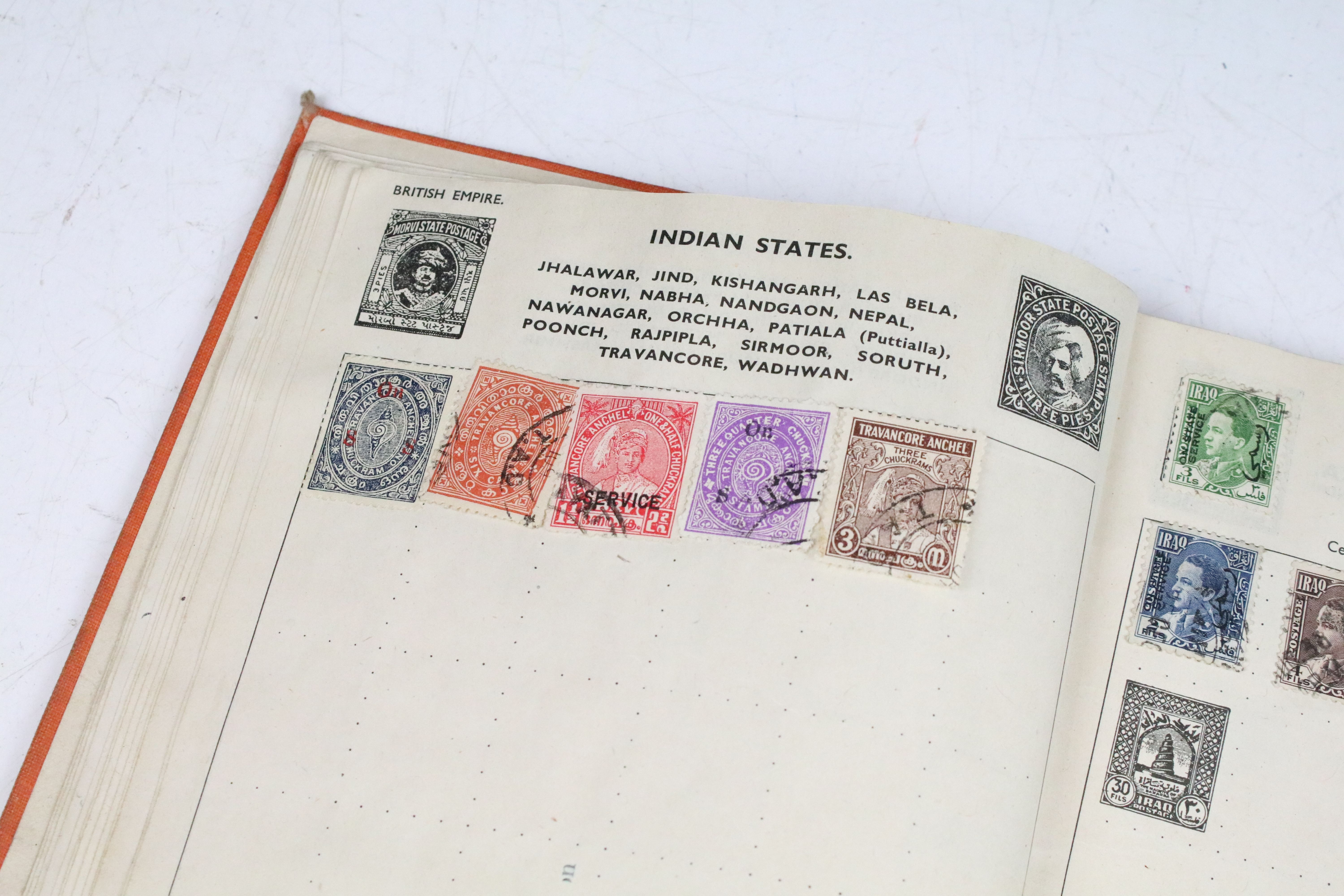 A collection of British and world stamps within an album to include Queen Victoria Blue & Red - Image 9 of 31