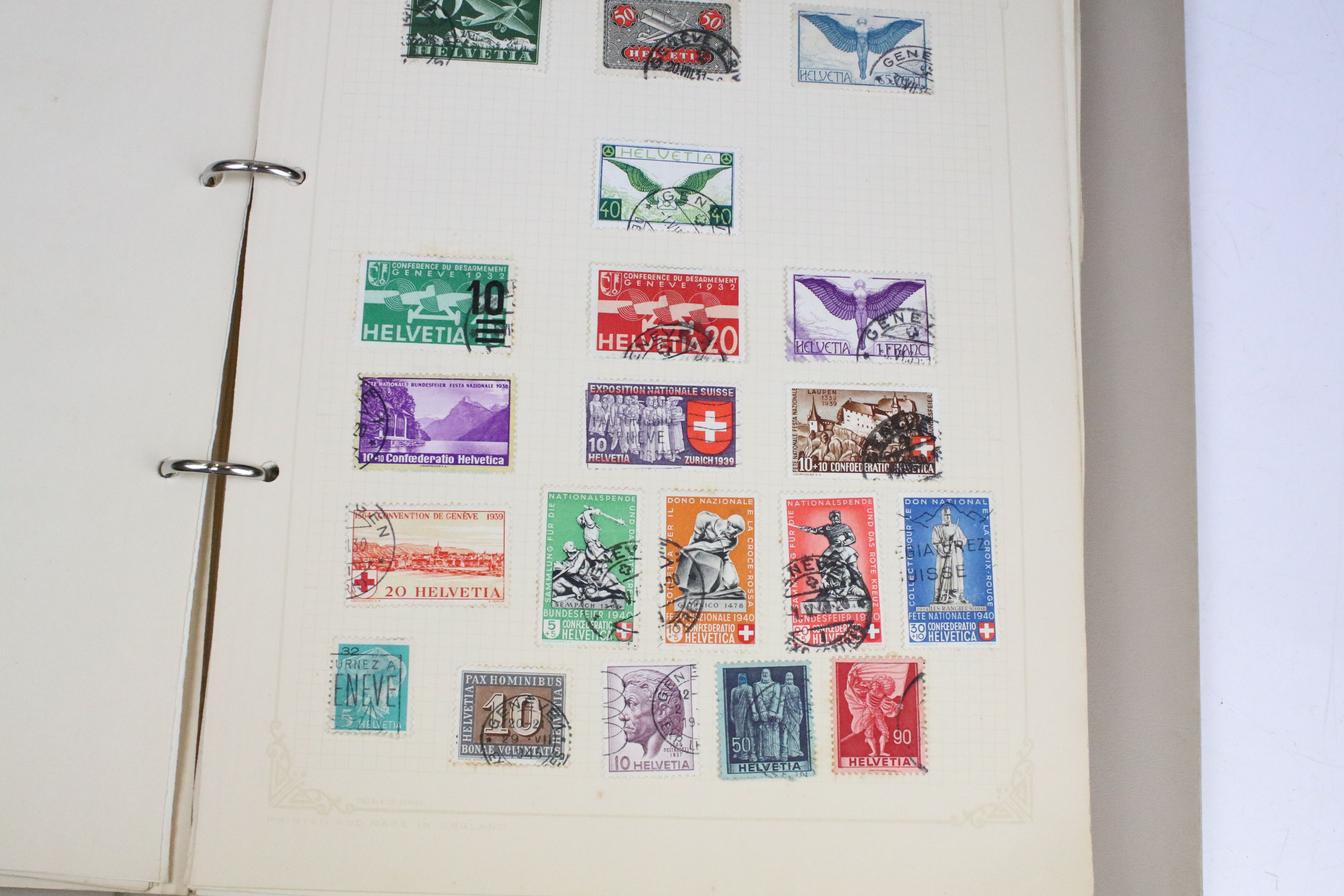 Collection of Commonwealth & world stamps housed within two albums - Image 12 of 25