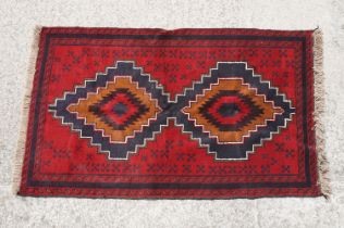 New Baluchi rug, 145cm x 88cm
