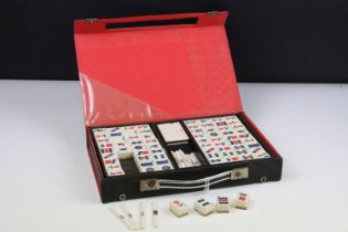 A cased contemporary Chinese Mah-Jong Set.