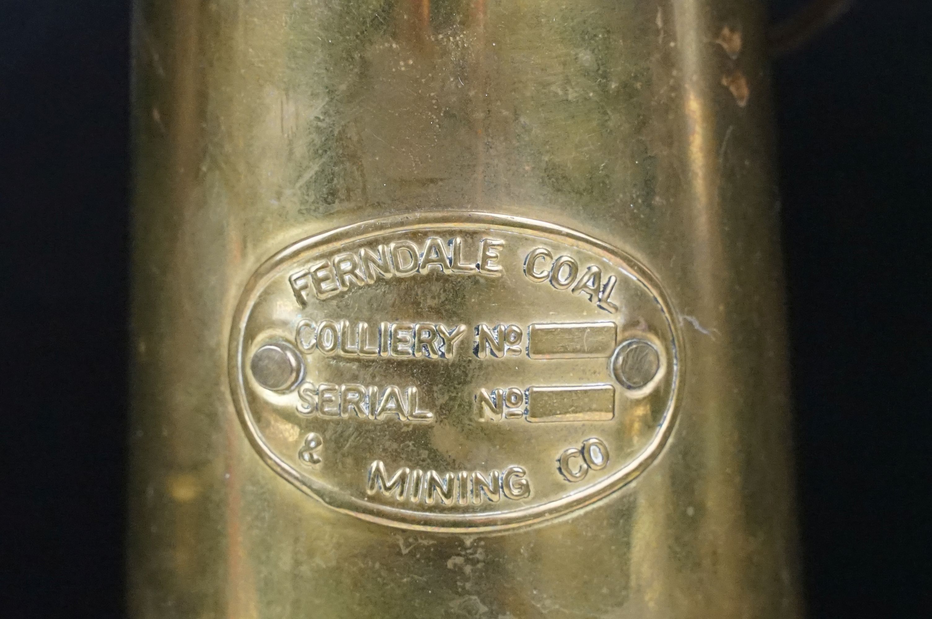 Group of six miners lamps to include E. Thomas & Williams Ltd, Ferndale Coal & Mining Co., The - Image 4 of 6