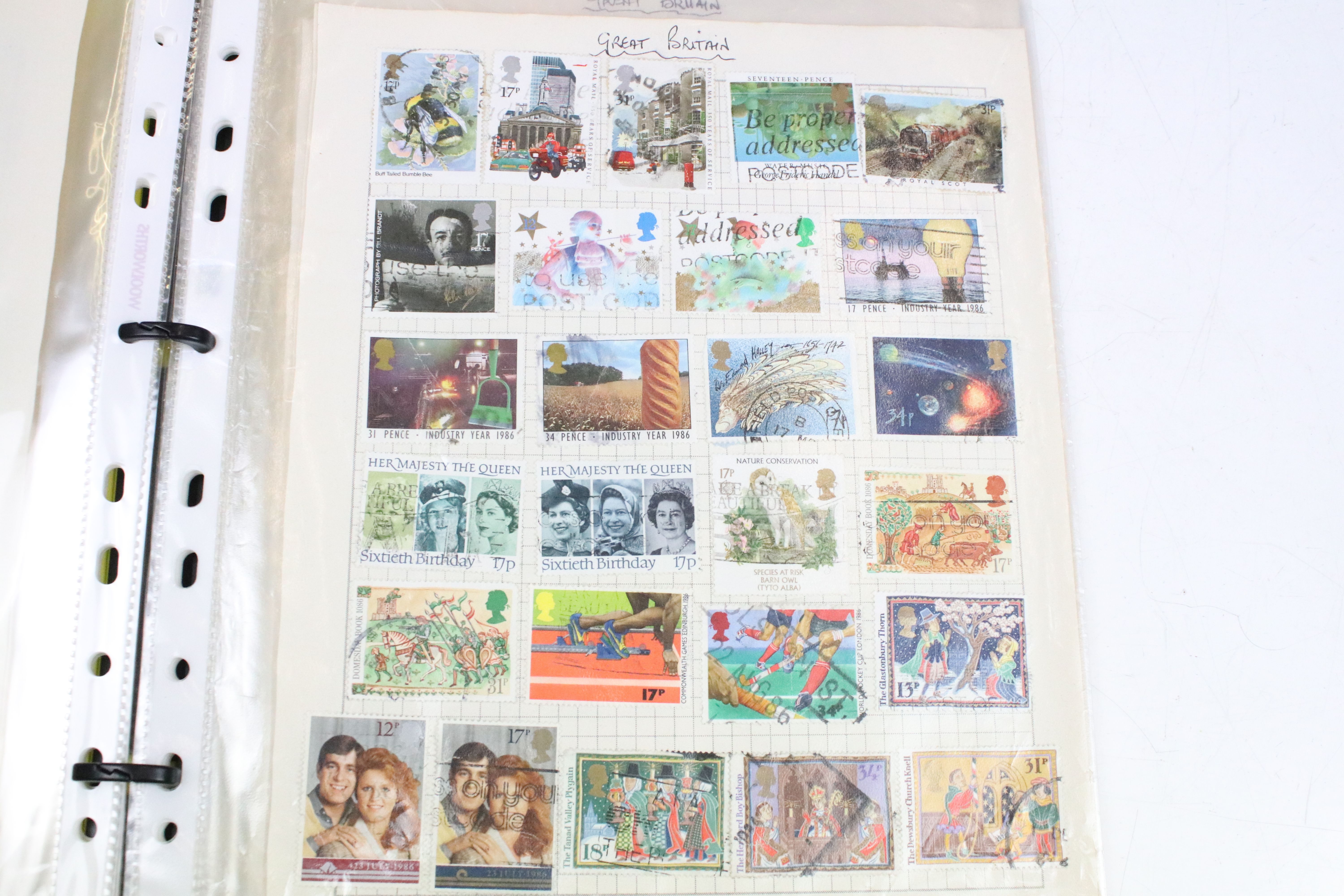 Collection of British, Commonwealth & world stamps housed within nine albums, featuring Victorian - Image 39 of 40