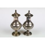 Pair of sterling silver pepperettes
