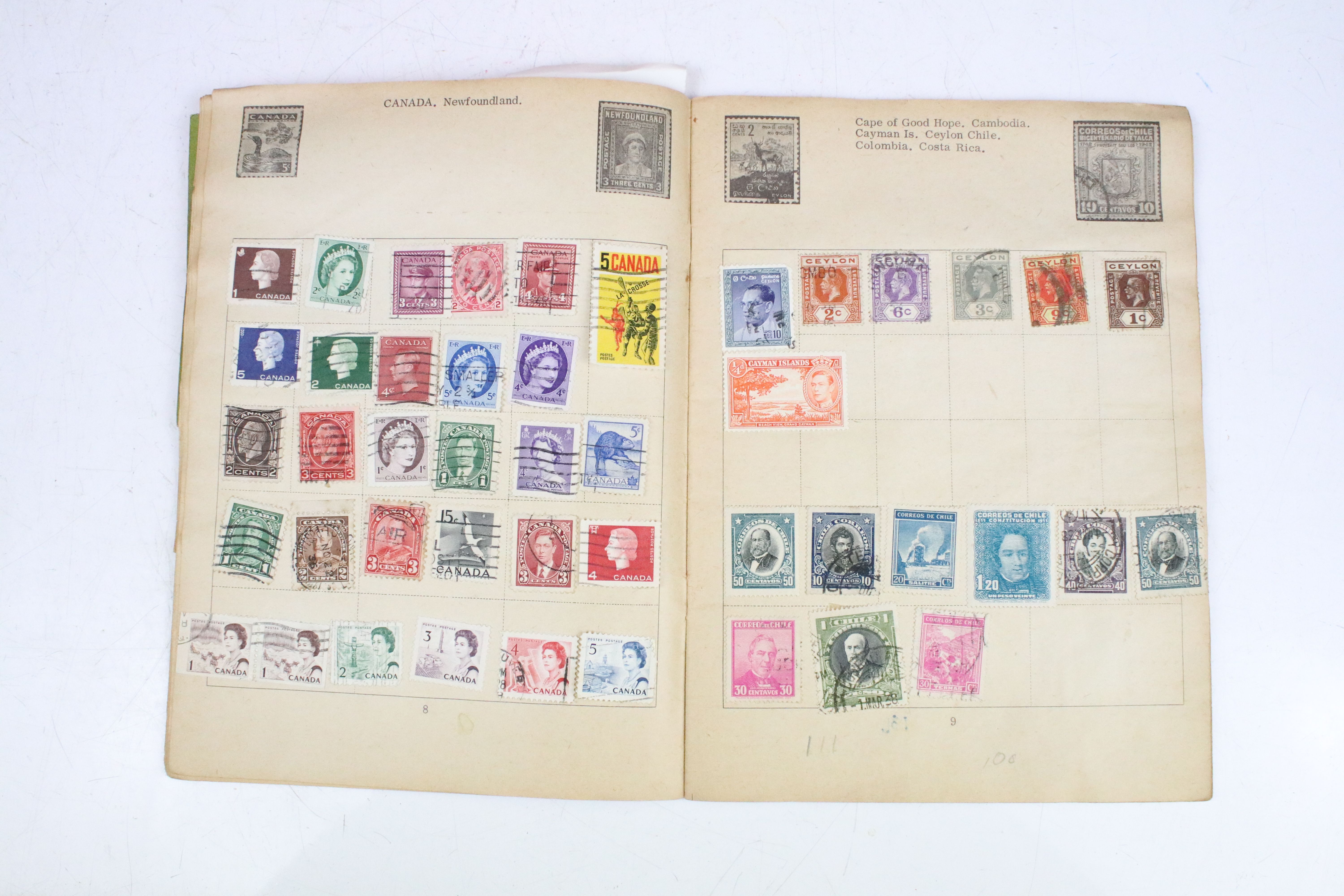 A collection of five stamp albums containing stamps from the UK, mainly post war to include some - Image 9 of 30