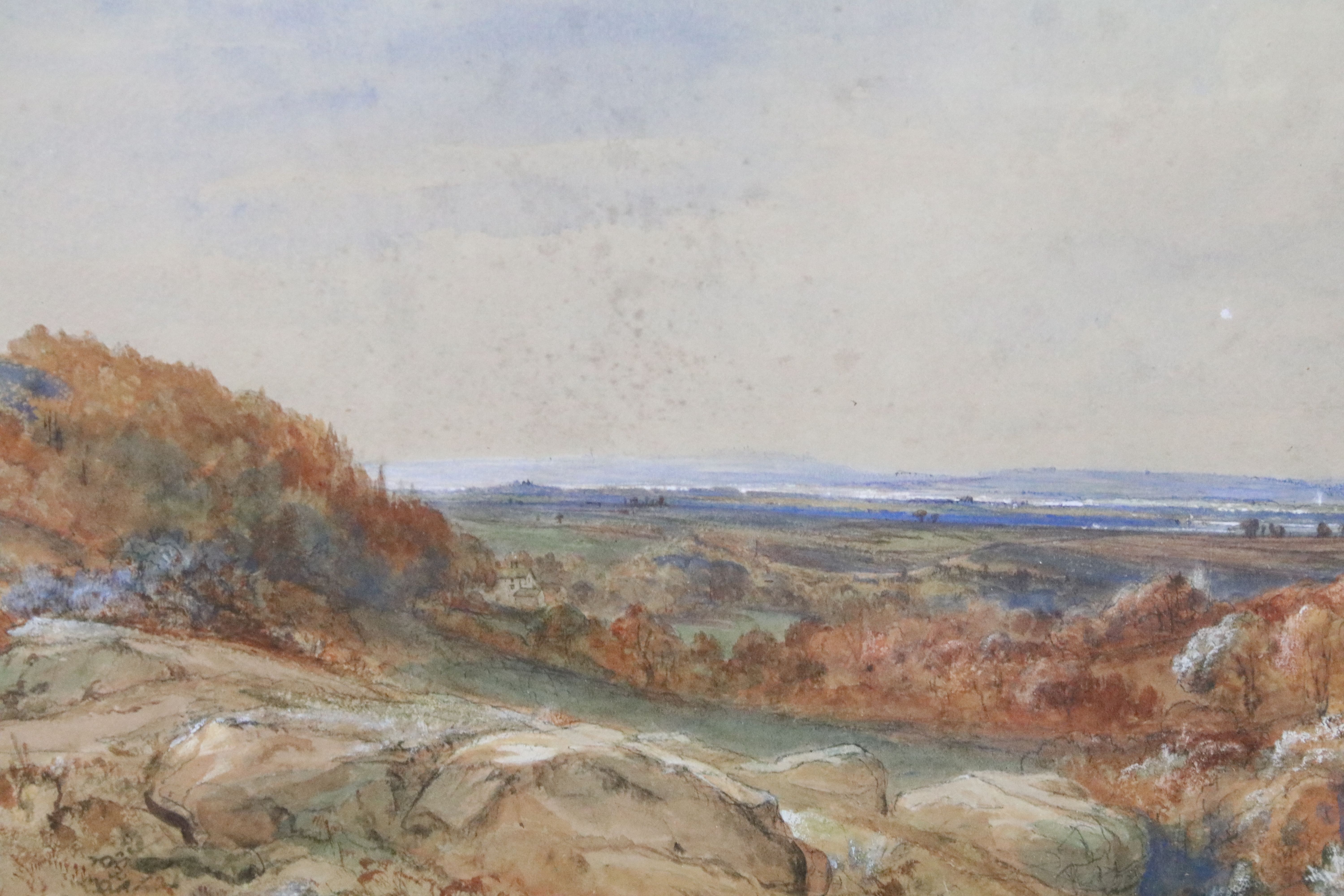 Attributed to Hercules Brabazon Brabazon (1821-1906), church view, watercolour, name on mount, 13 - Image 3 of 7