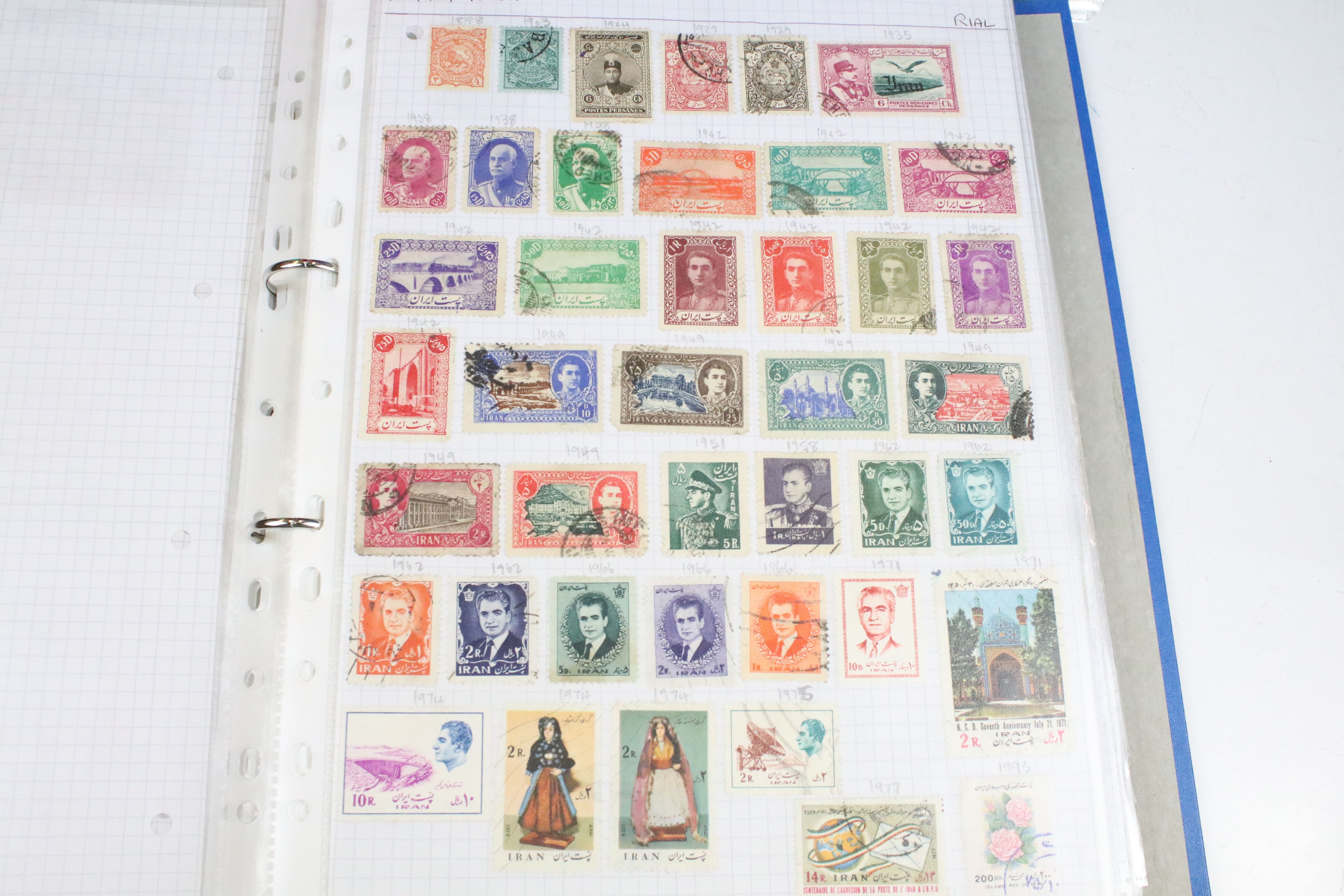 Collection of British, Commonwealth & world stamps housed within nine albums, featuring Victorian - Image 29 of 40