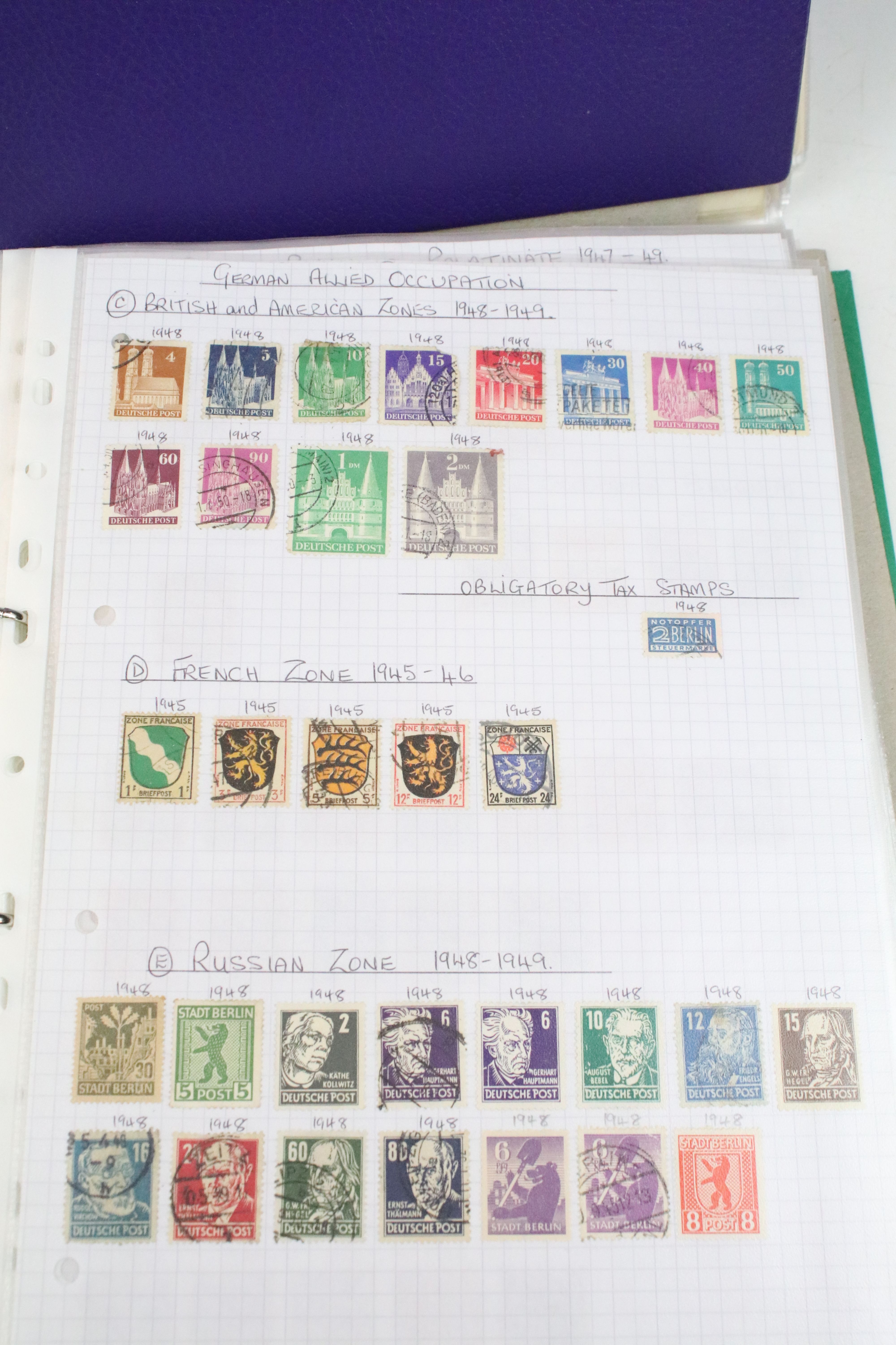 Collection of British, Commonwealth & world stamps housed within nine albums, featuring Victorian - Image 15 of 40