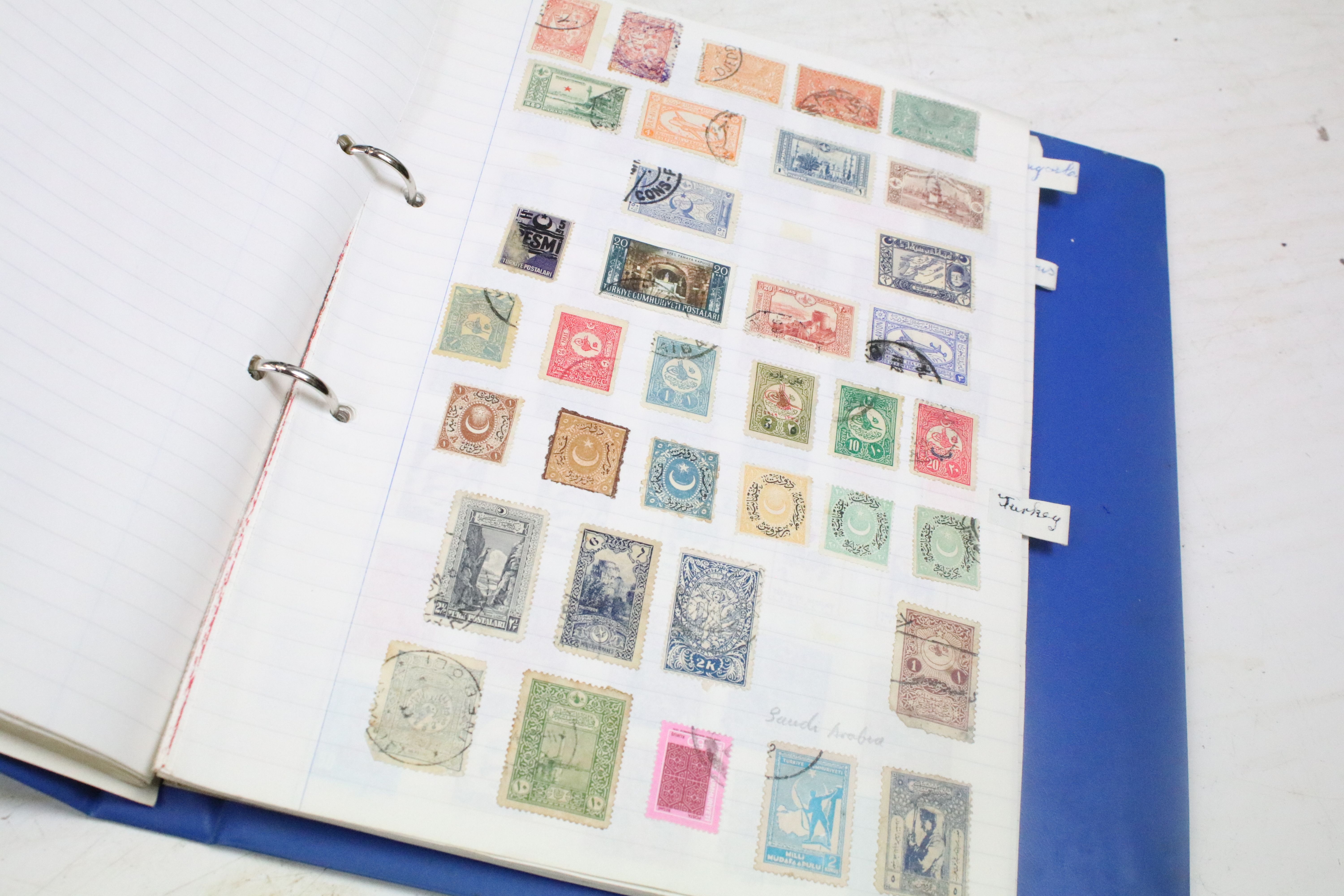 Extensive collection of stamps and stamp collecting supplies housed within nine boxes, the lot to - Image 20 of 45