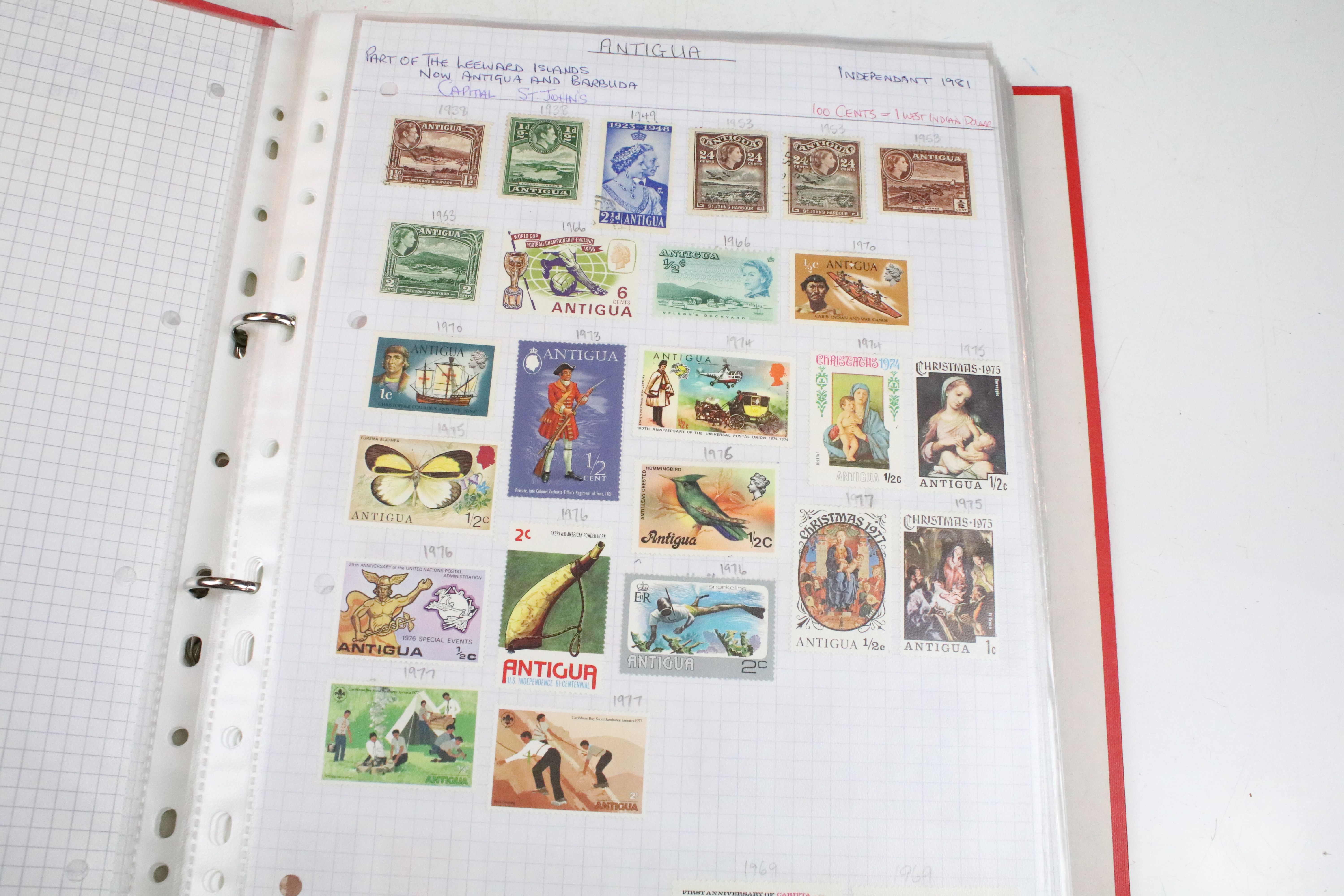 Collection of British, Commonwealth & world stamps housed within nine albums, featuring Victorian - Image 23 of 40