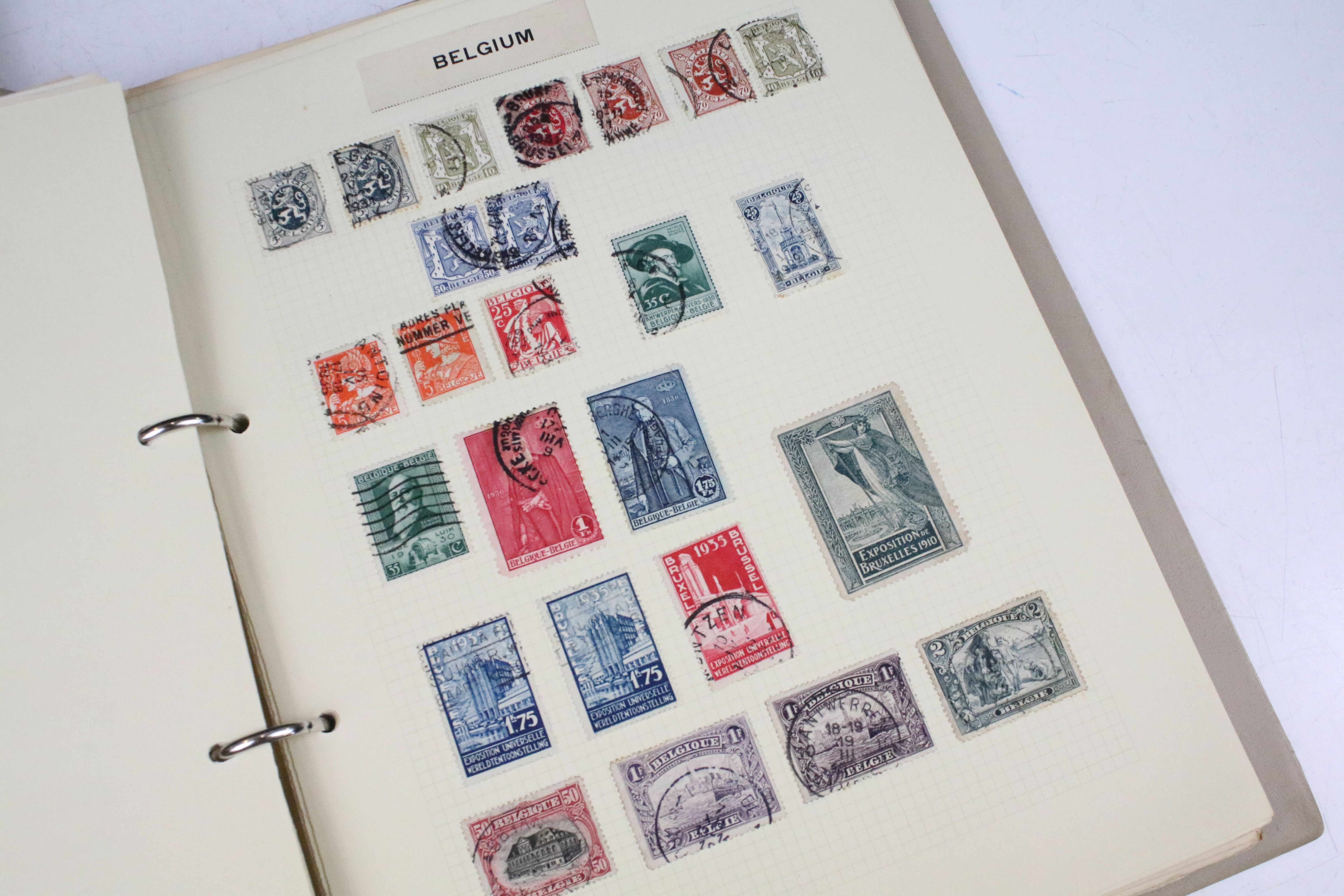 Collection of Commonwealth & world stamps housed within two albums - Image 24 of 25