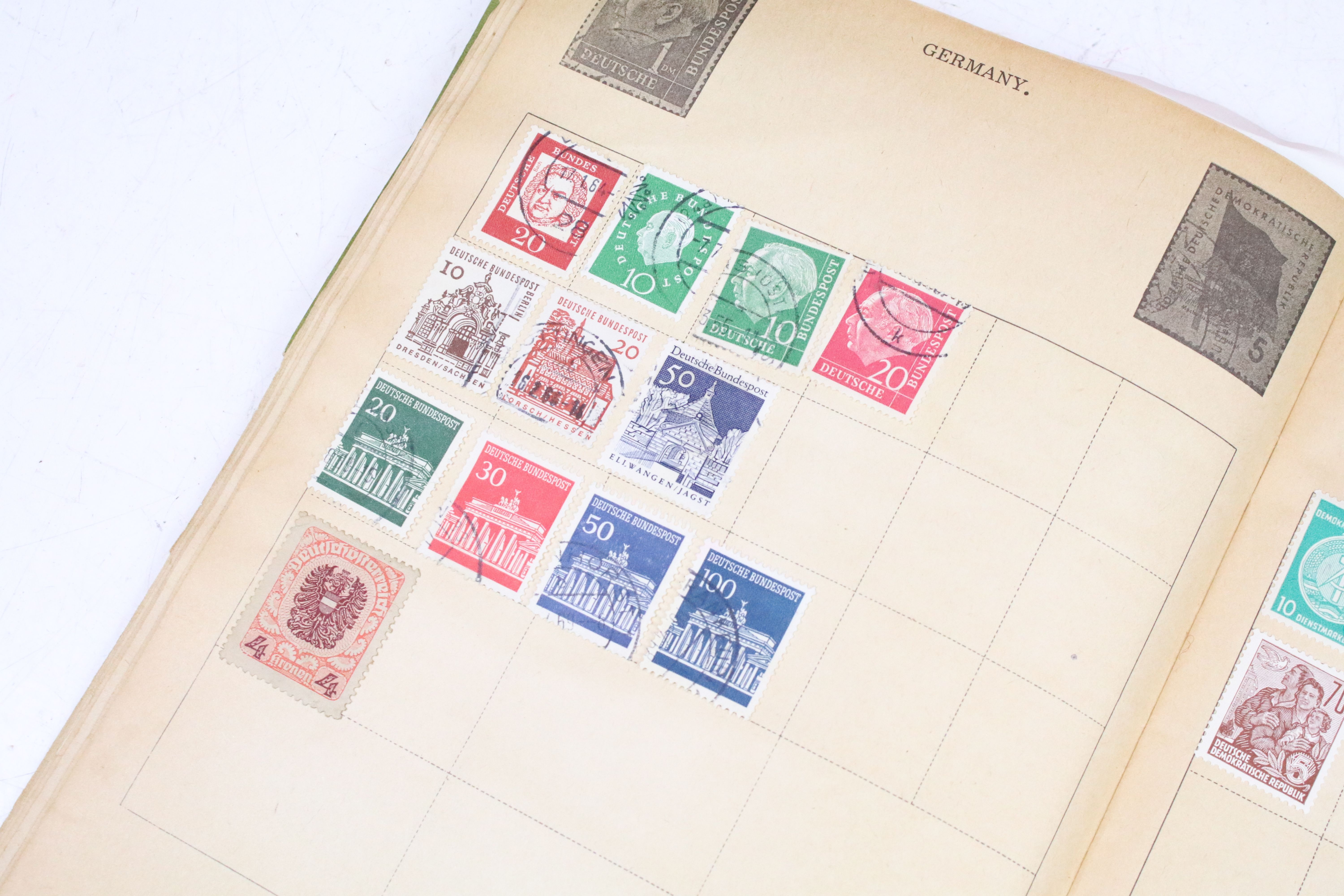 A collection of five stamp albums containing stamps from the UK, mainly post war to include some - Image 12 of 30