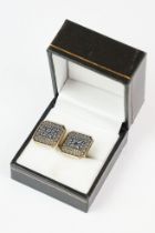 Gilt silver masonic cufflinks