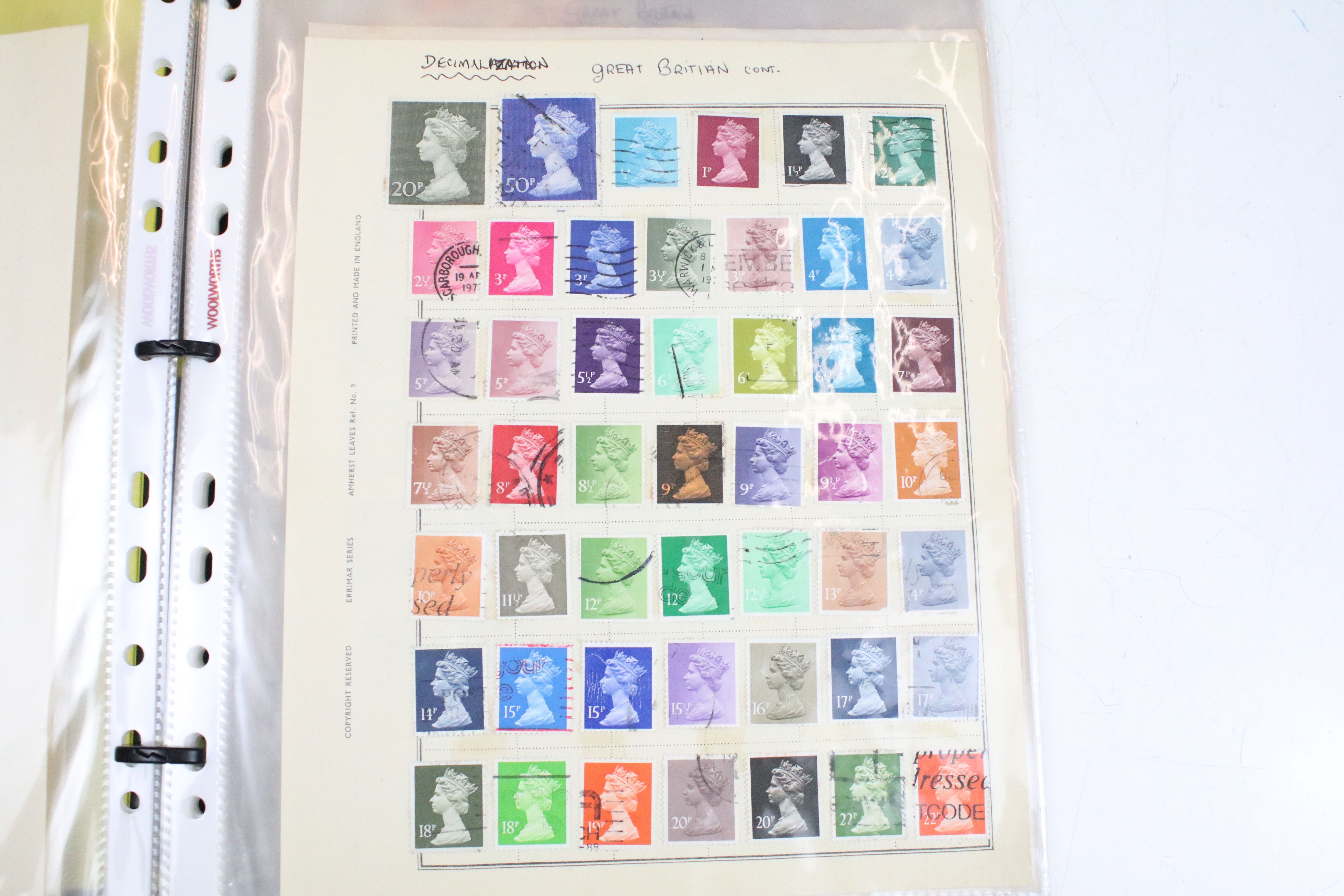 Collection of British, Commonwealth & world stamps housed within nine albums, featuring Victorian - Image 33 of 40
