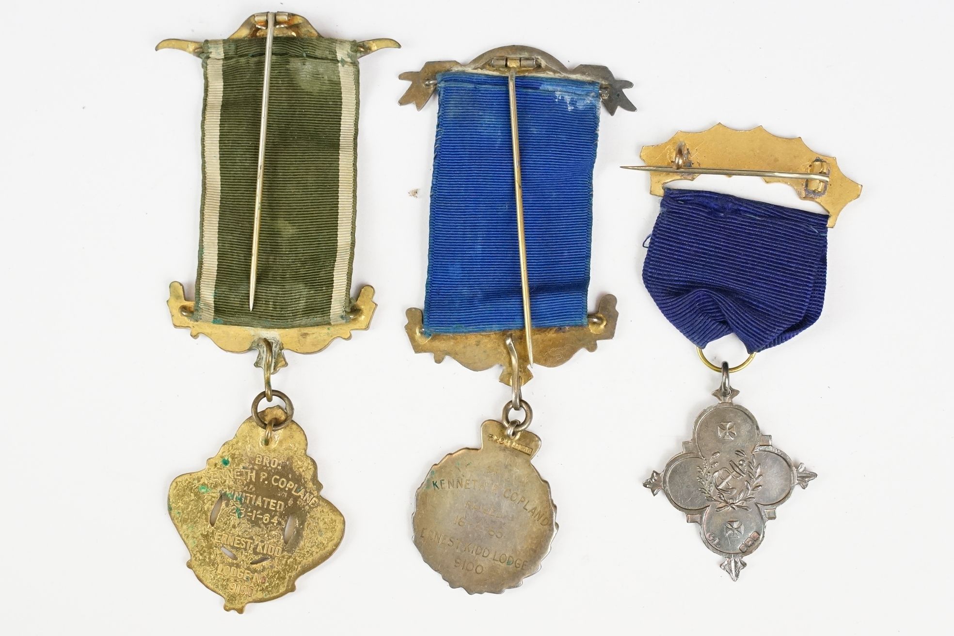 A small collection of R.A.O.B. medals / jewels to include silver examples. - Image 5 of 5