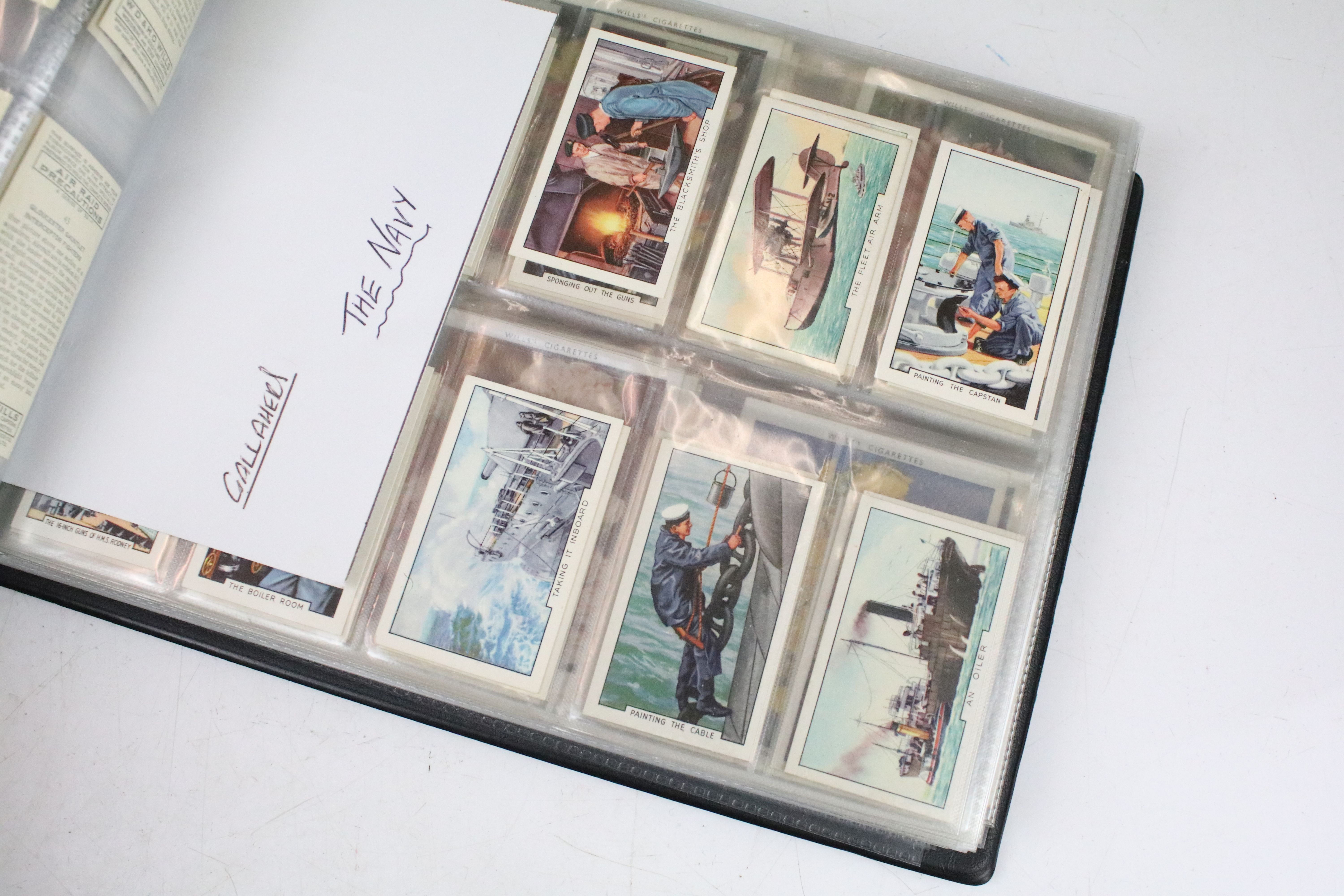 Large collection of cigarette cards within albums, full & part sets, plus a tin of odds, the lot - Image 13 of 14