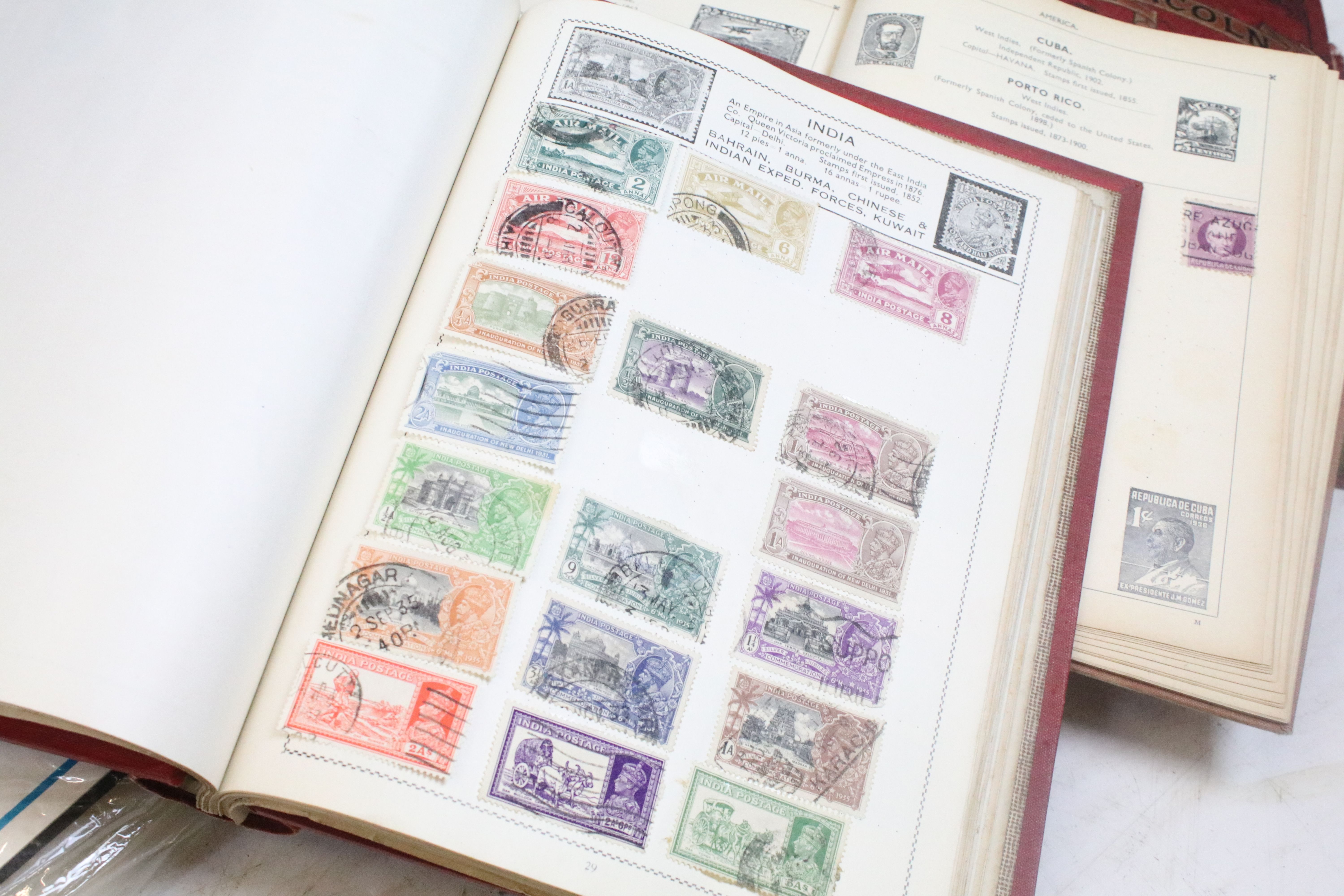 A collection of British and world stamps within albums together with loose examples - Image 12 of 19