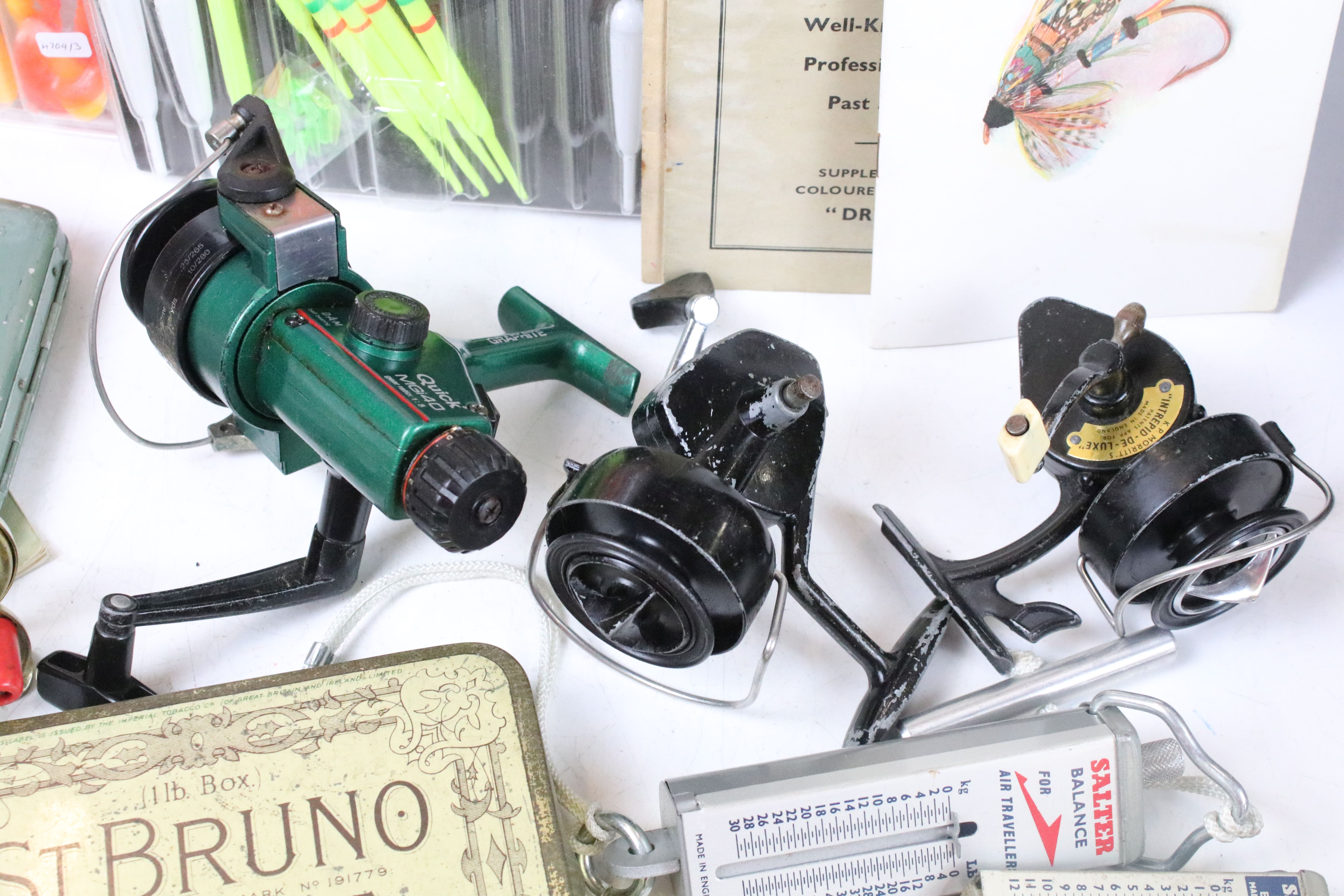 Small quantity of fishing tackle to include 4 fishing reels, Intrepid de Luxe and Blackprince plus - Image 6 of 8