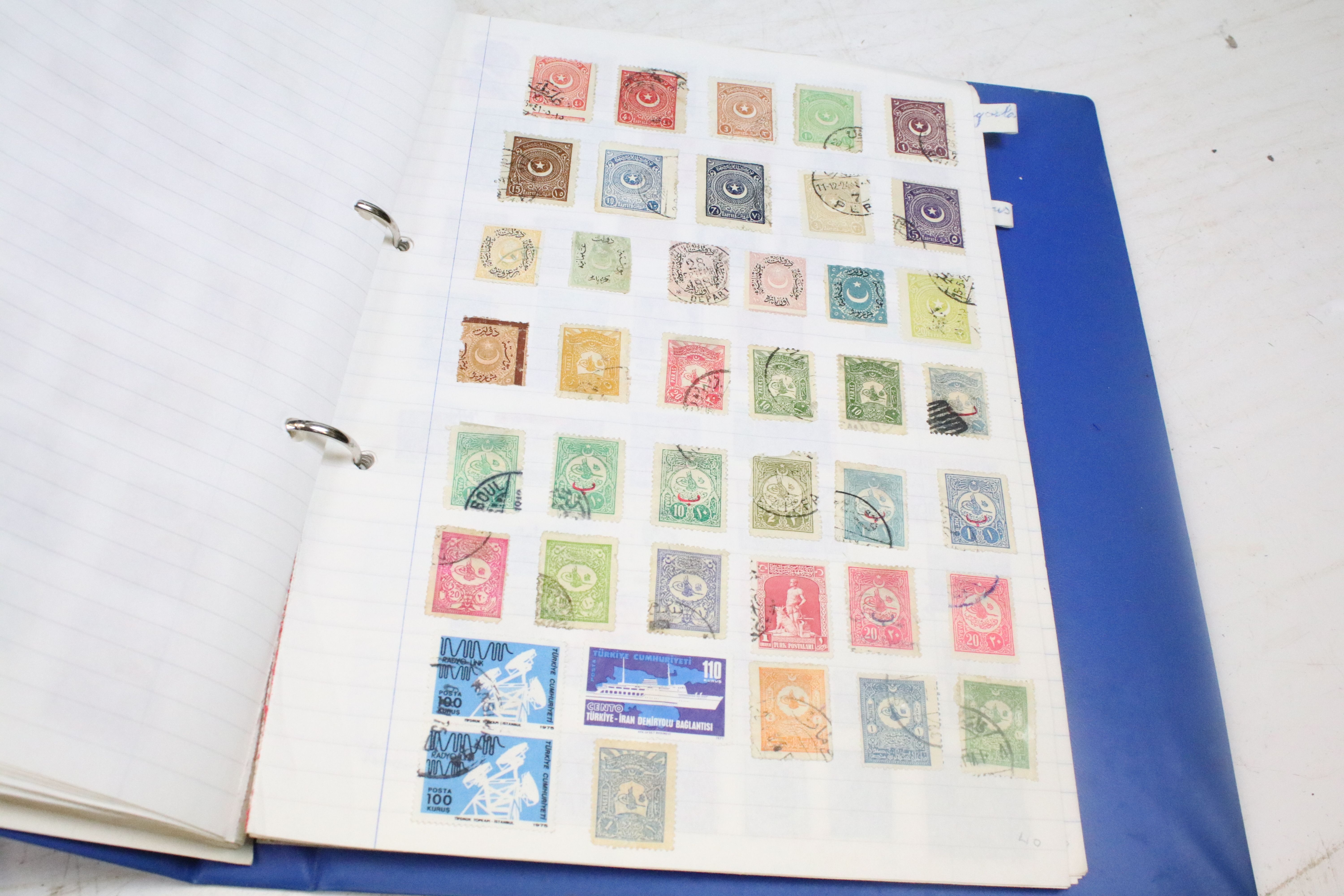 Extensive collection of stamps and stamp collecting supplies housed within nine boxes, the lot to - Image 23 of 45