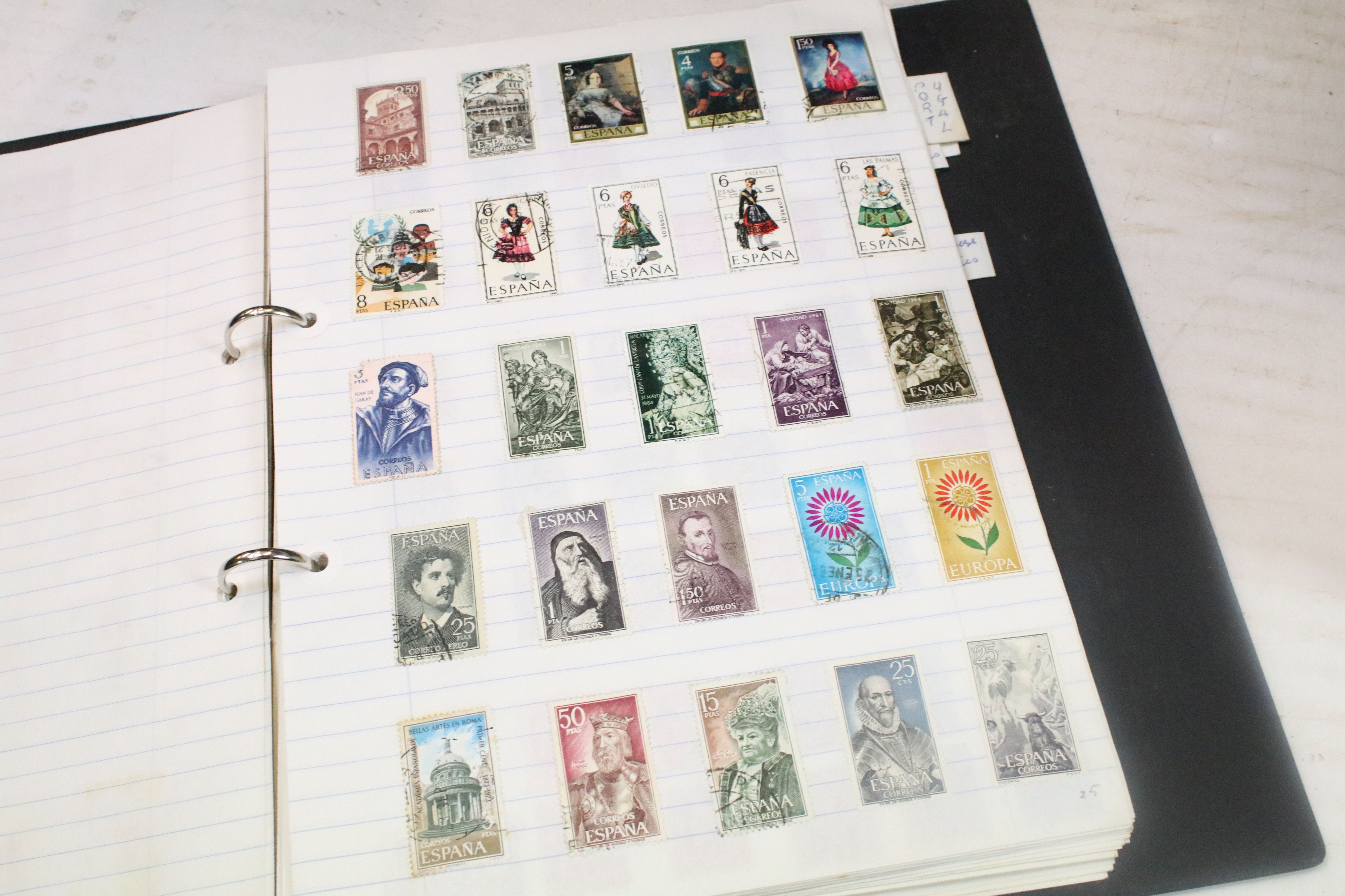 Extensive collection of stamps and stamp collecting supplies housed within nine boxes, the lot to - Image 4 of 45