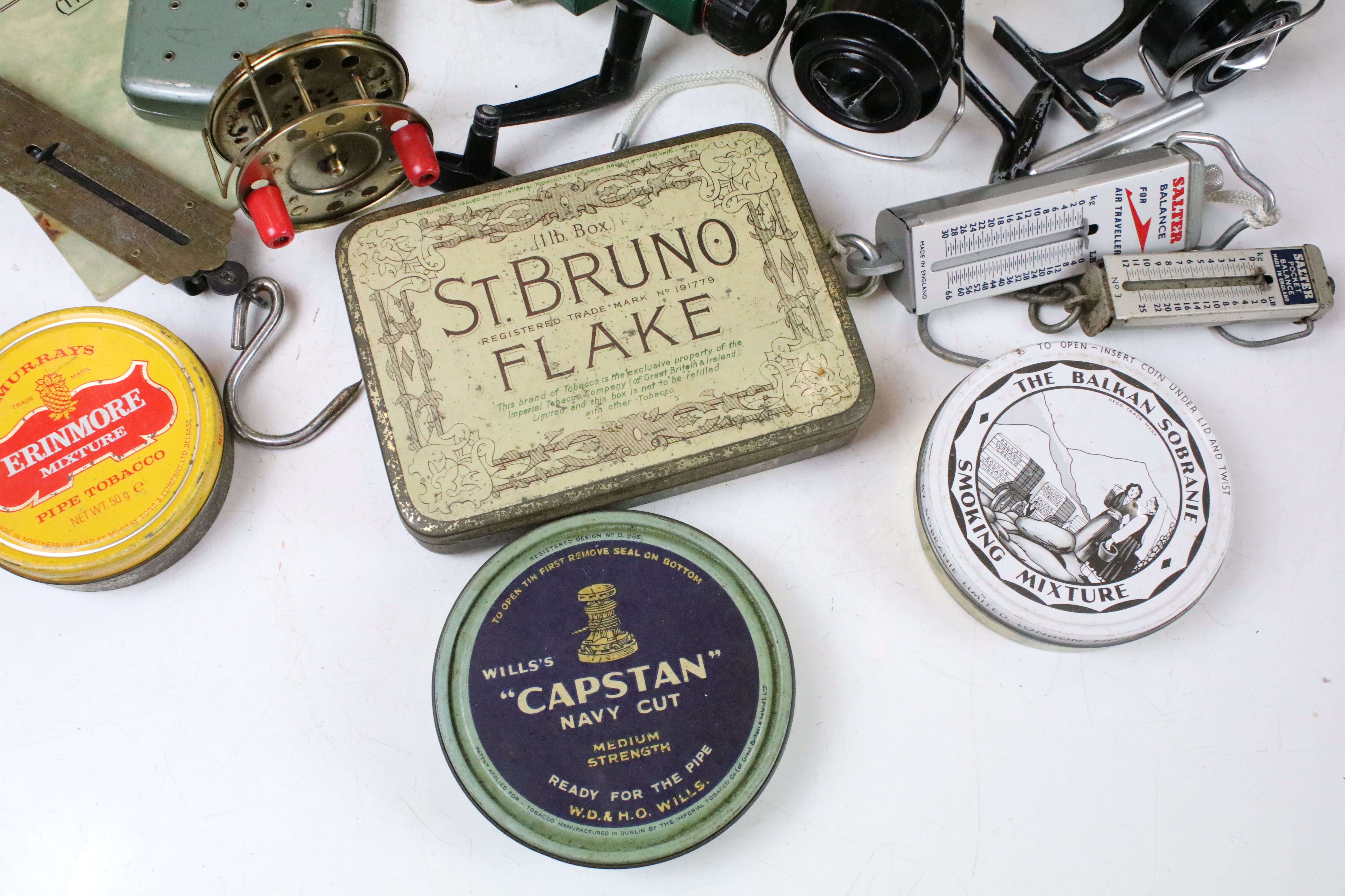 Small quantity of fishing tackle to include 4 fishing reels, Intrepid de Luxe and Blackprince plus - Image 2 of 8