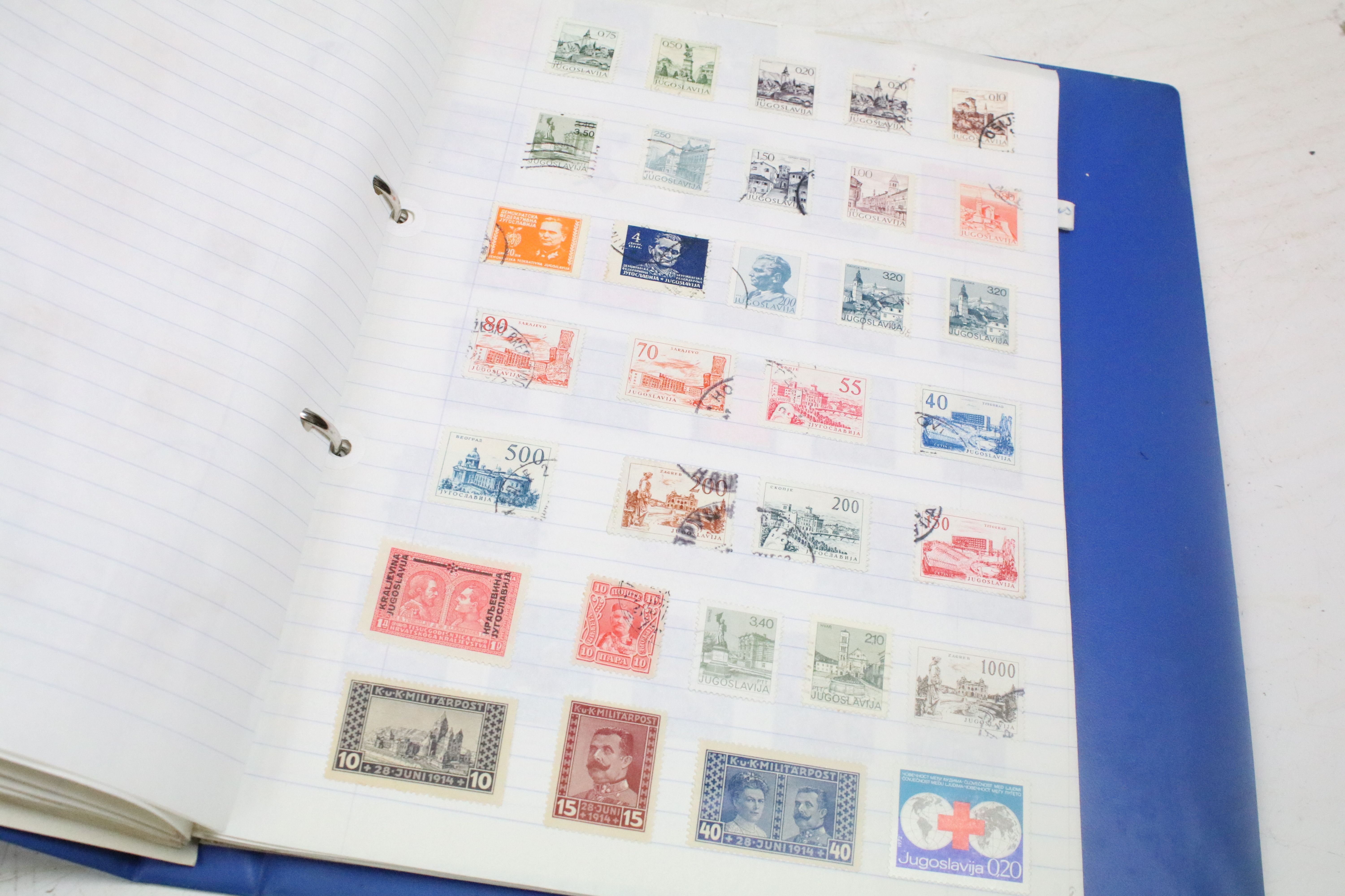 Extensive collection of stamps and stamp collecting supplies housed within nine boxes, the lot to - Image 25 of 45