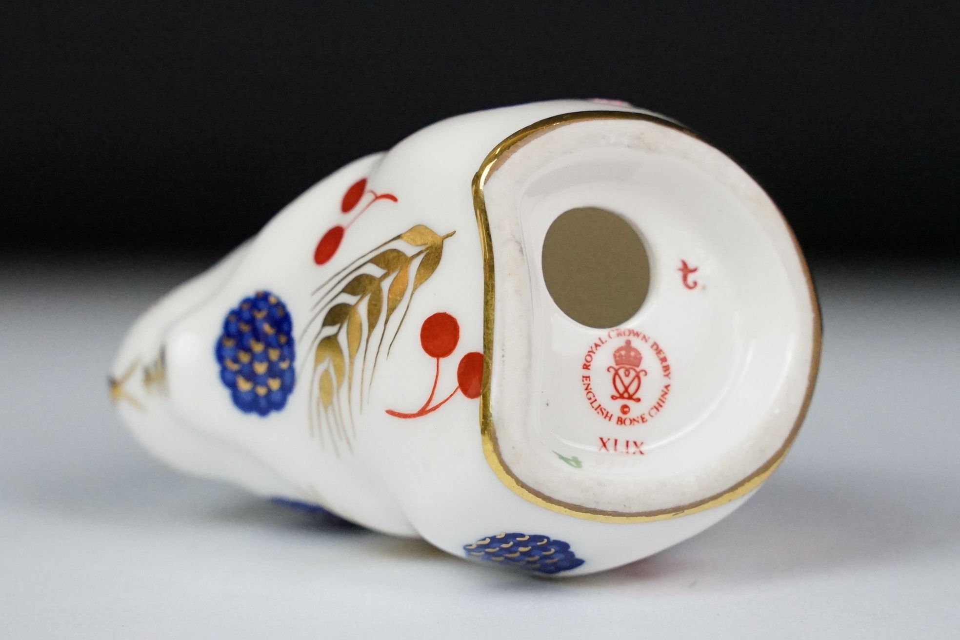 Three Royal Crown Derby paperweights to include Penguin, Harvest Mouse & Baby Rabbit. Tallest approx - Image 7 of 11