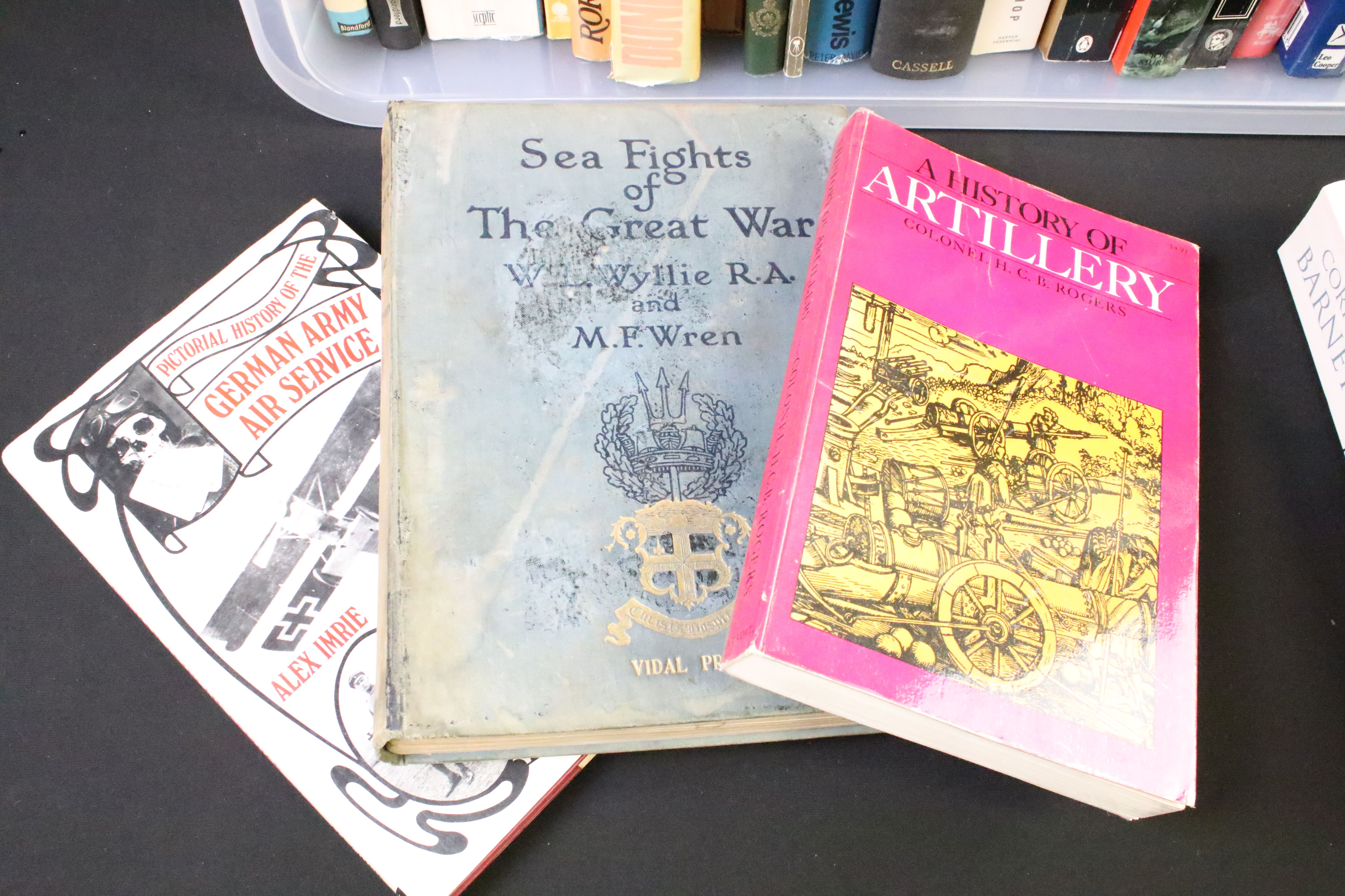 Large collection of military reference books contained within four boxes - Image 25 of 33