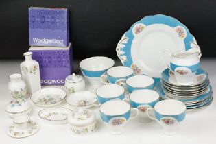 Salisbury Bone China floral tea set for six, together with a quantity of mixed ceramics to include