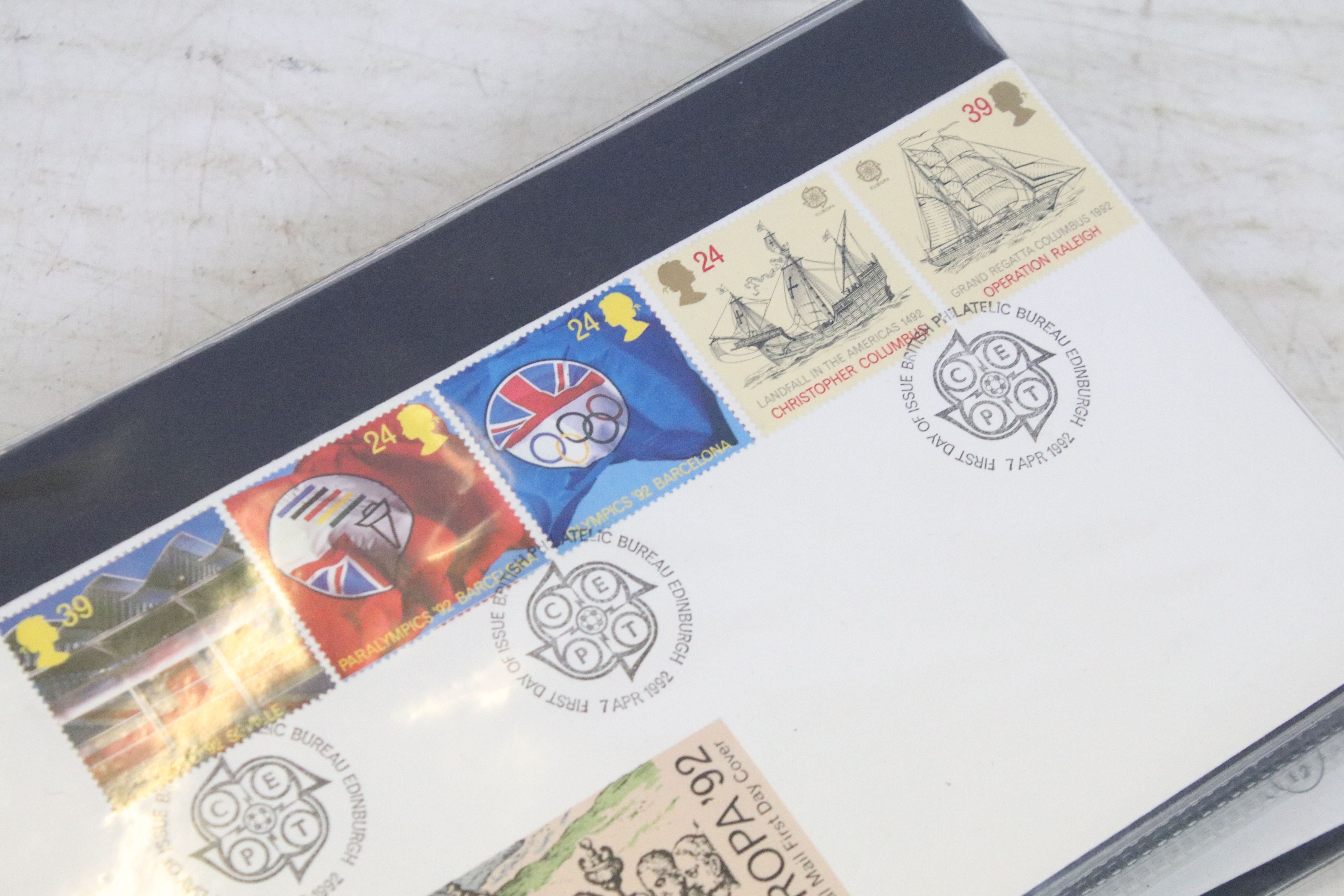 Collection of British First Day covers, spanning four albums, to include@ Her Majesty Queen - Image 10 of 14