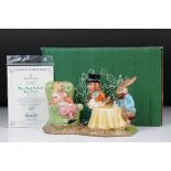 Beswick 'The Mad Hatter's Tea Party' porcelain figure group, LC 1, ltd edn no. 227/1998, with CoA,