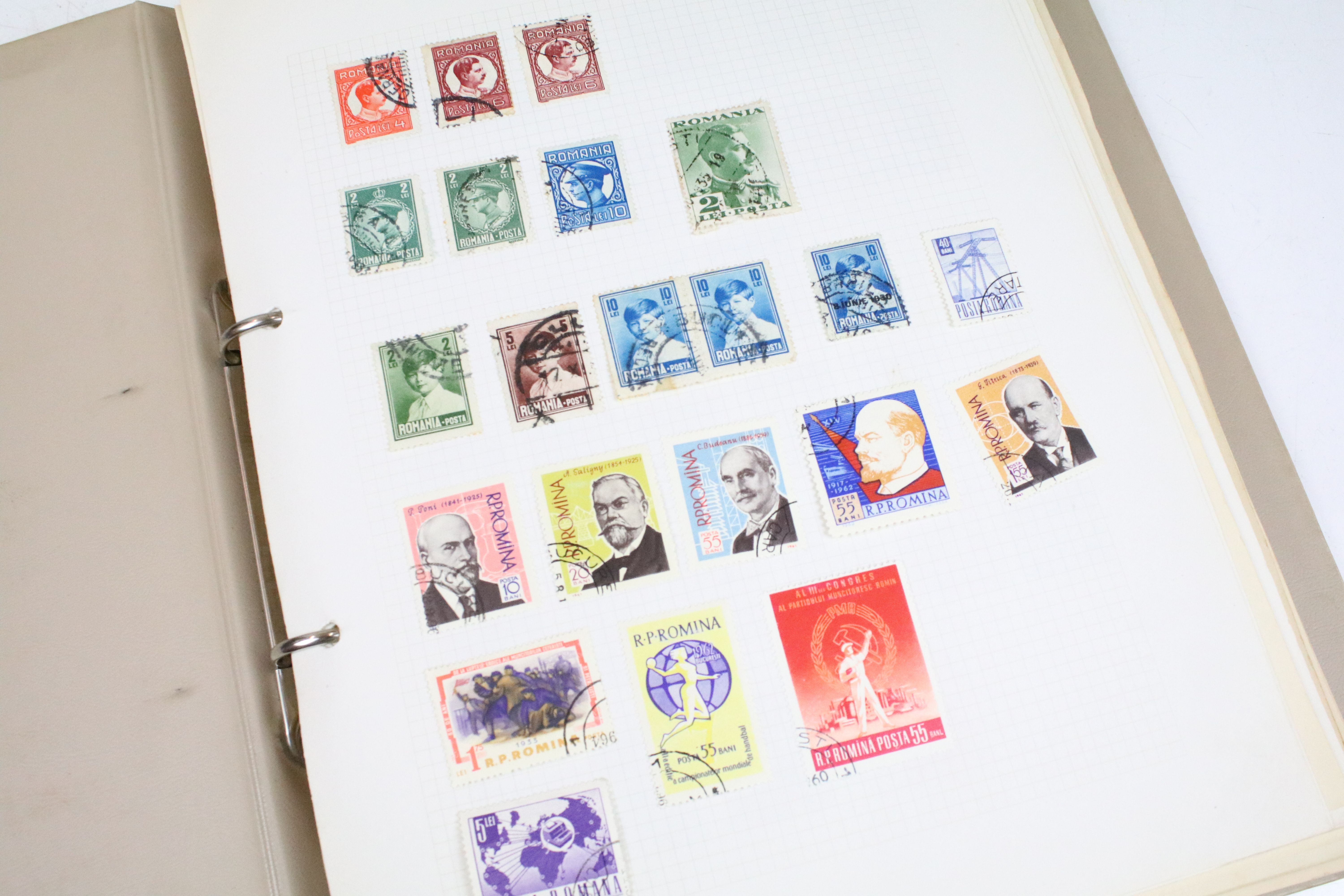 Collection of Commonwealth & world stamps housed within two albums - Image 2 of 25