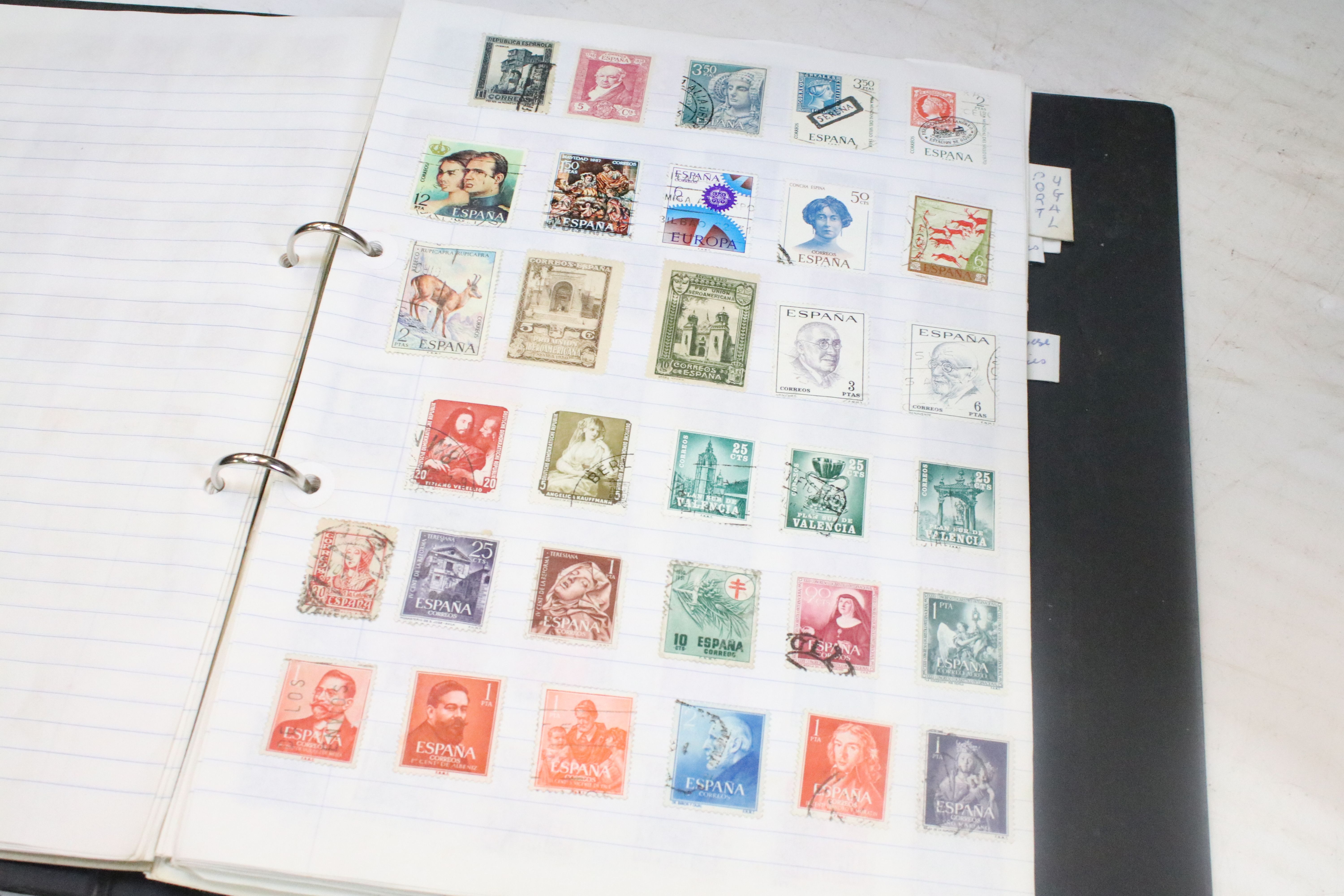 Extensive collection of stamps and stamp collecting supplies housed within nine boxes, the lot to - Image 5 of 45