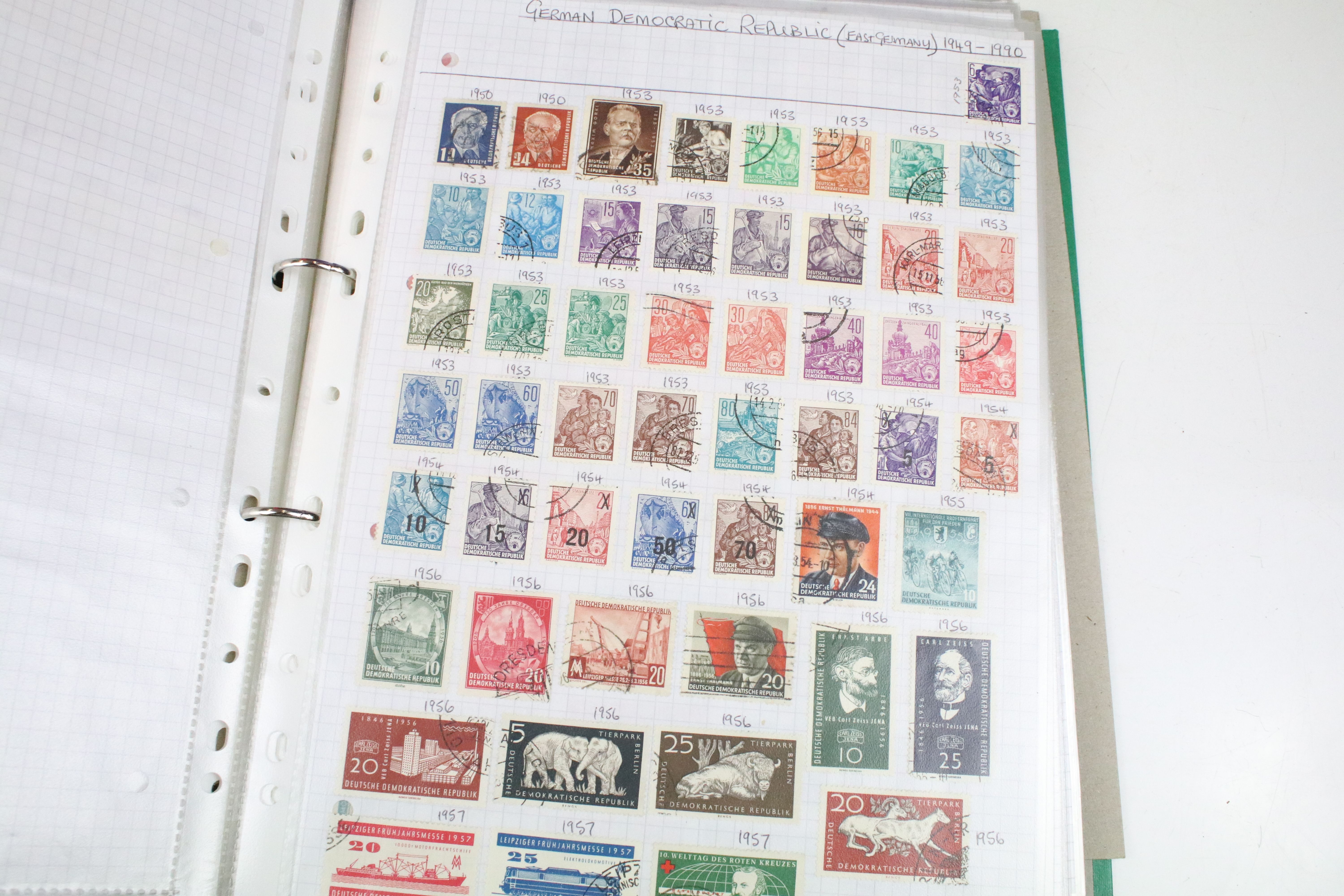 Collection of British, Commonwealth & world stamps housed within nine albums, featuring Victorian - Image 18 of 40