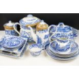 Collection of Spode blue & white ceramics to include Spode Italian, The Signature Collection 'Gothic