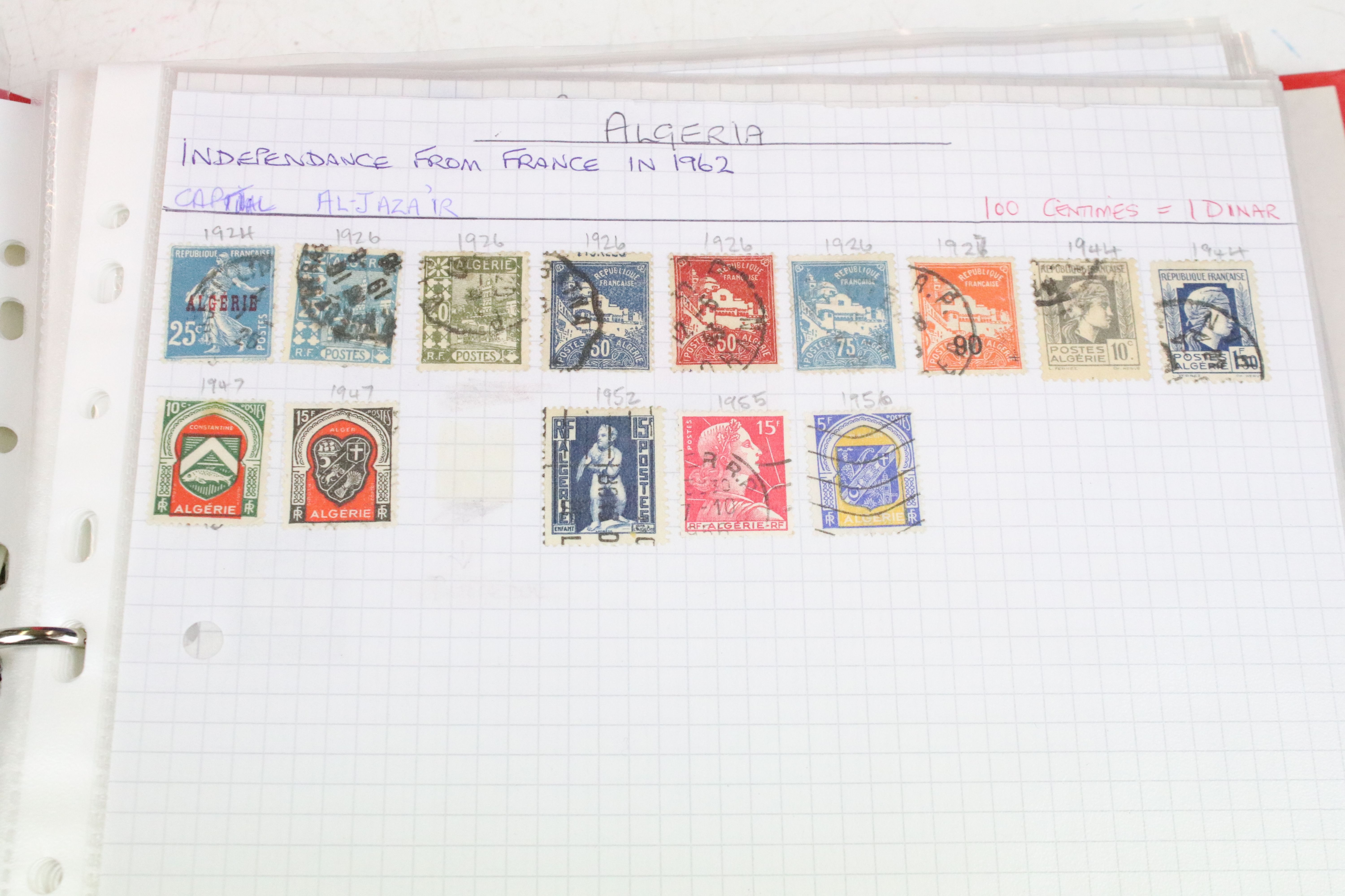 Collection of British, Commonwealth & world stamps housed within nine albums, featuring Victorian - Image 22 of 40