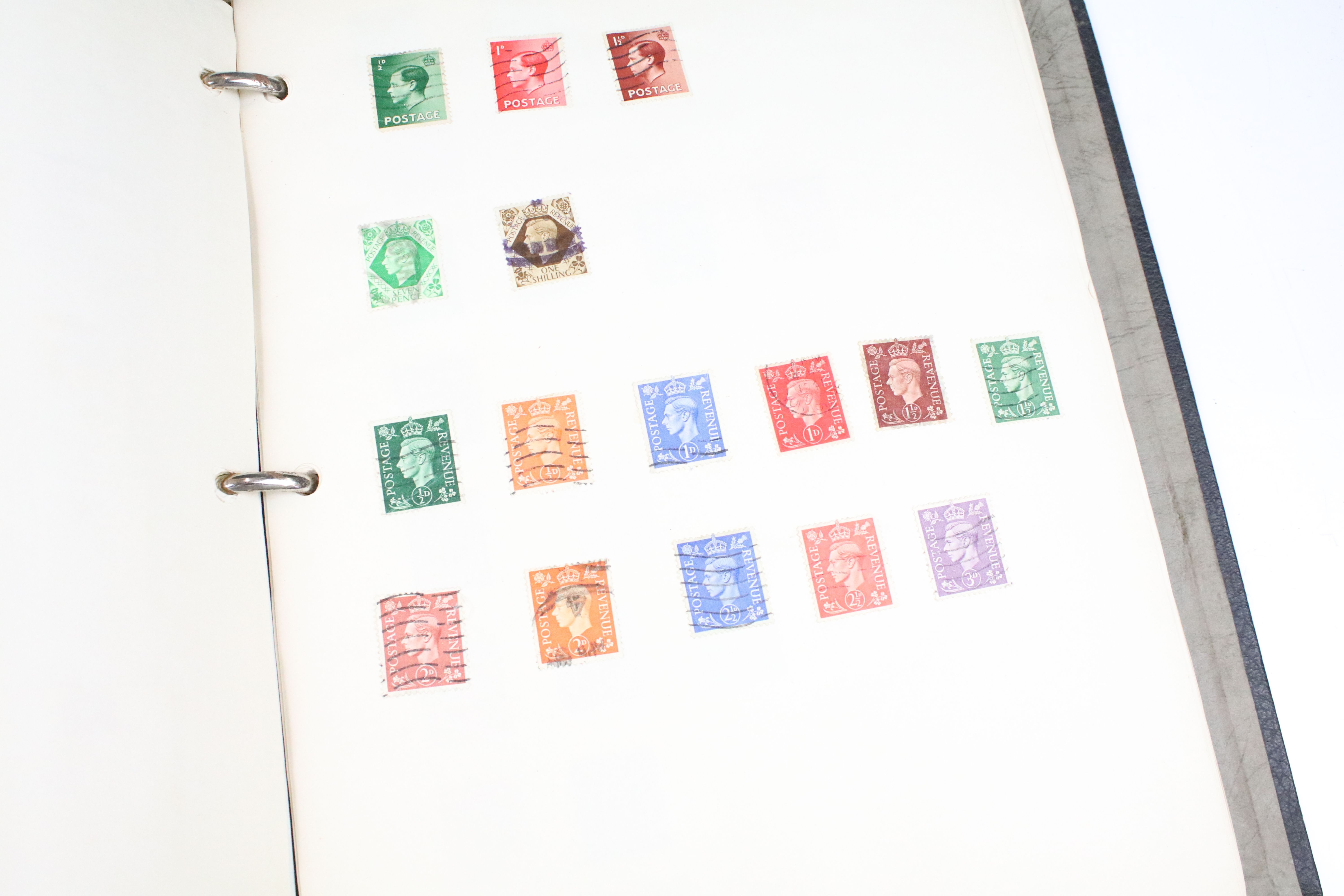 Collection of British, Commonwealth & world stamps housed within four albums to include Victorian - Image 8 of 25