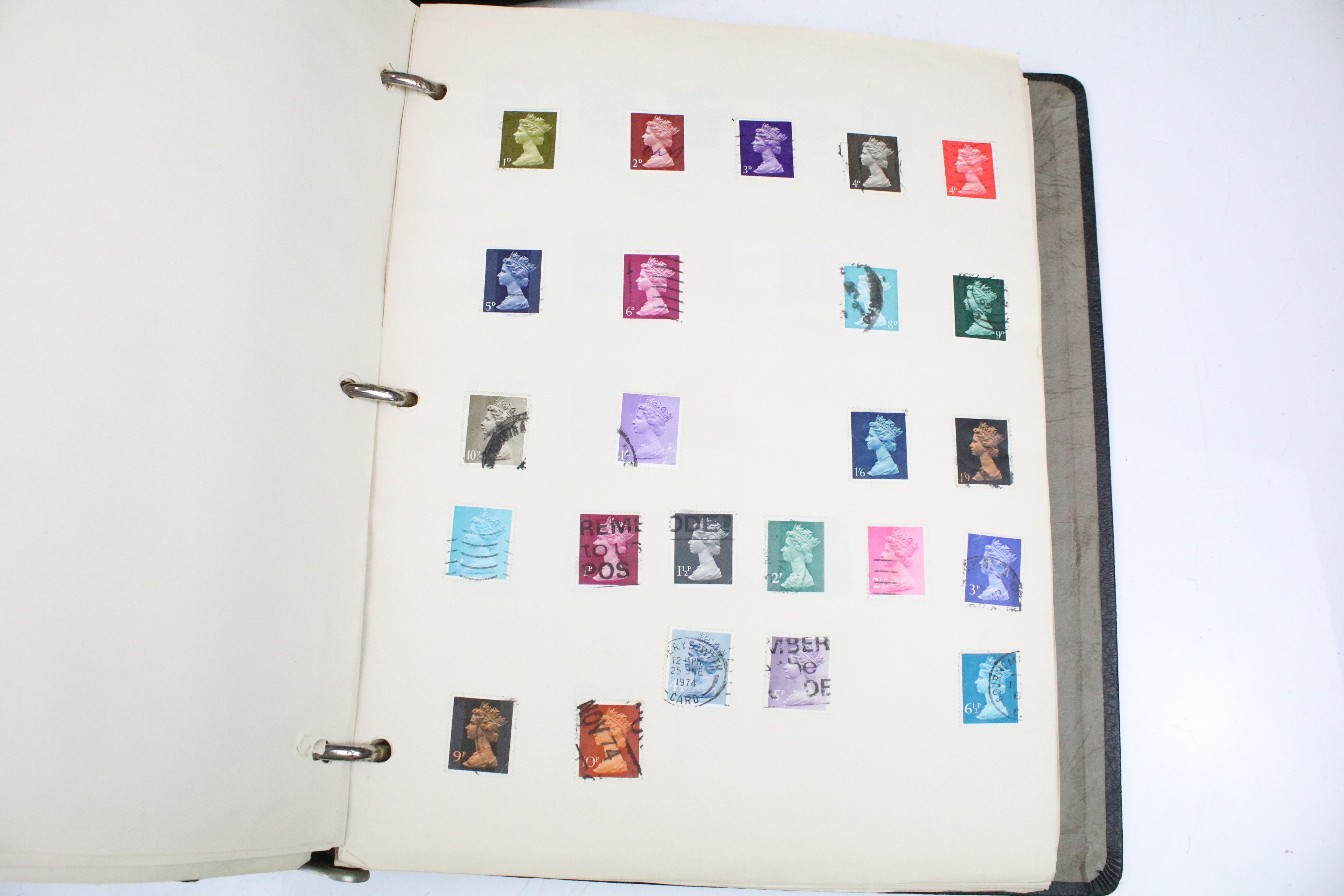 Collection of British, Commonwealth & world stamps housed within four albums to include Victorian - Image 11 of 25