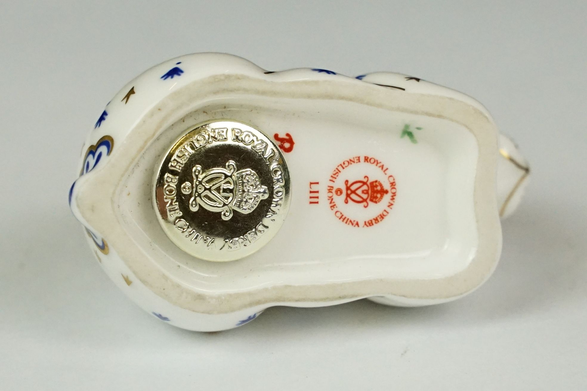 Three Royal Crown Derby paperweights to include Penguin, Harvest Mouse & Baby Rabbit. Tallest approx - Image 4 of 11