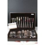 Ashberry & Degrenne Ltd six setting canteen of stainless steel cutlery