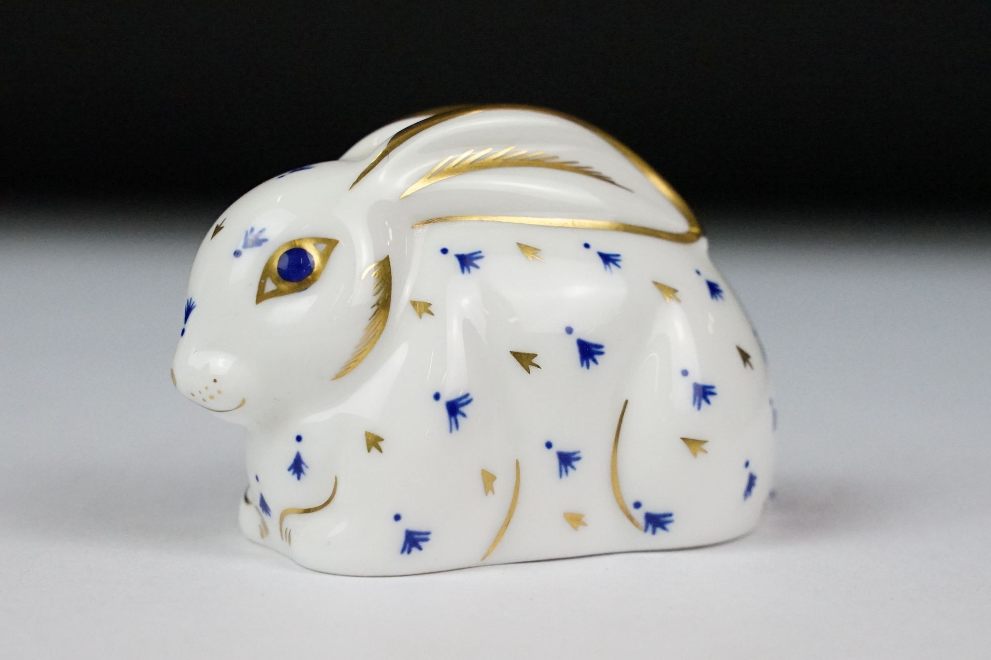 Three Royal Crown Derby paperweights to include Penguin, Harvest Mouse & Baby Rabbit. Tallest approx - Image 2 of 11