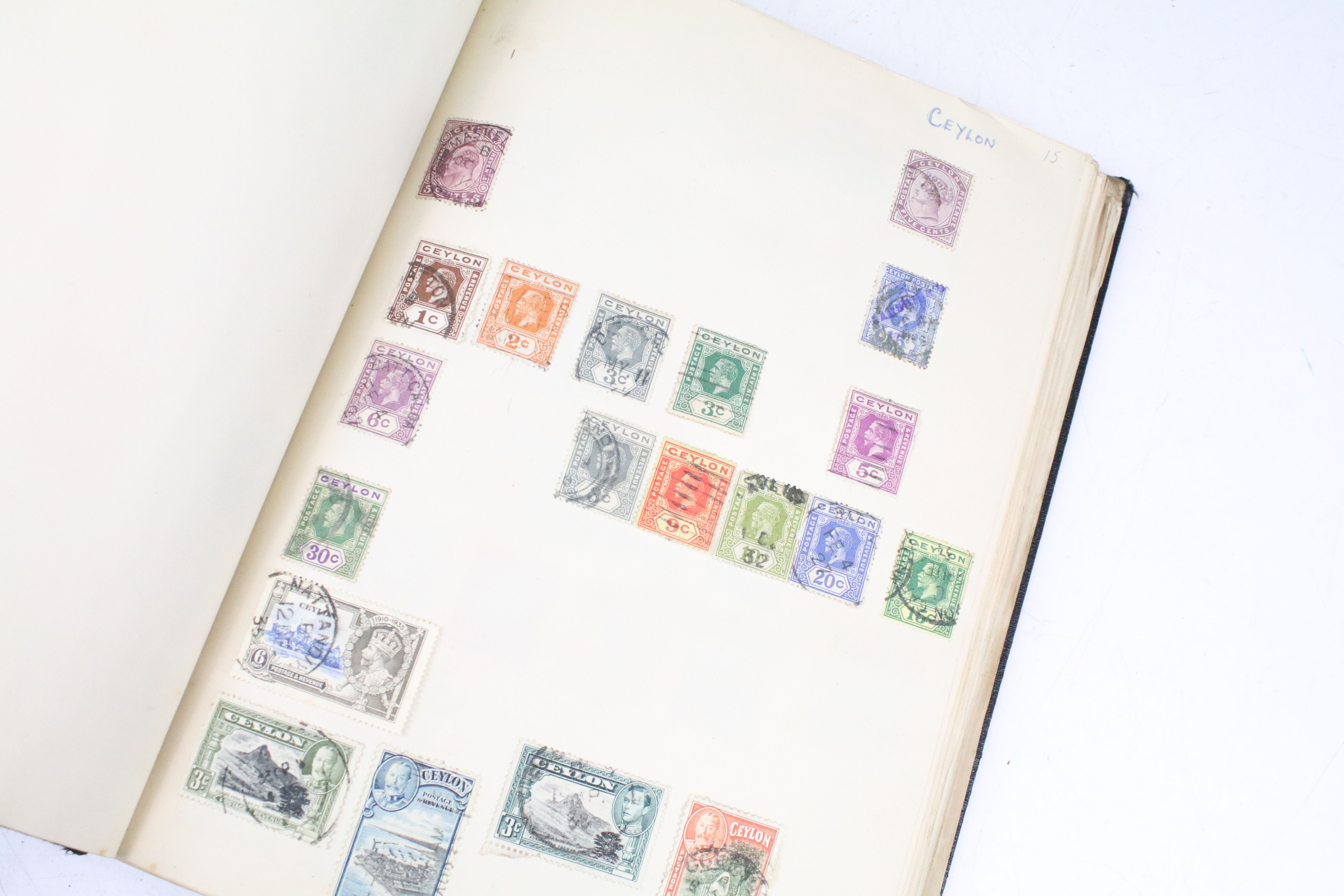 Collection of British, Commonwealth & world stamps housed within four albums to include Victorian - Image 16 of 25
