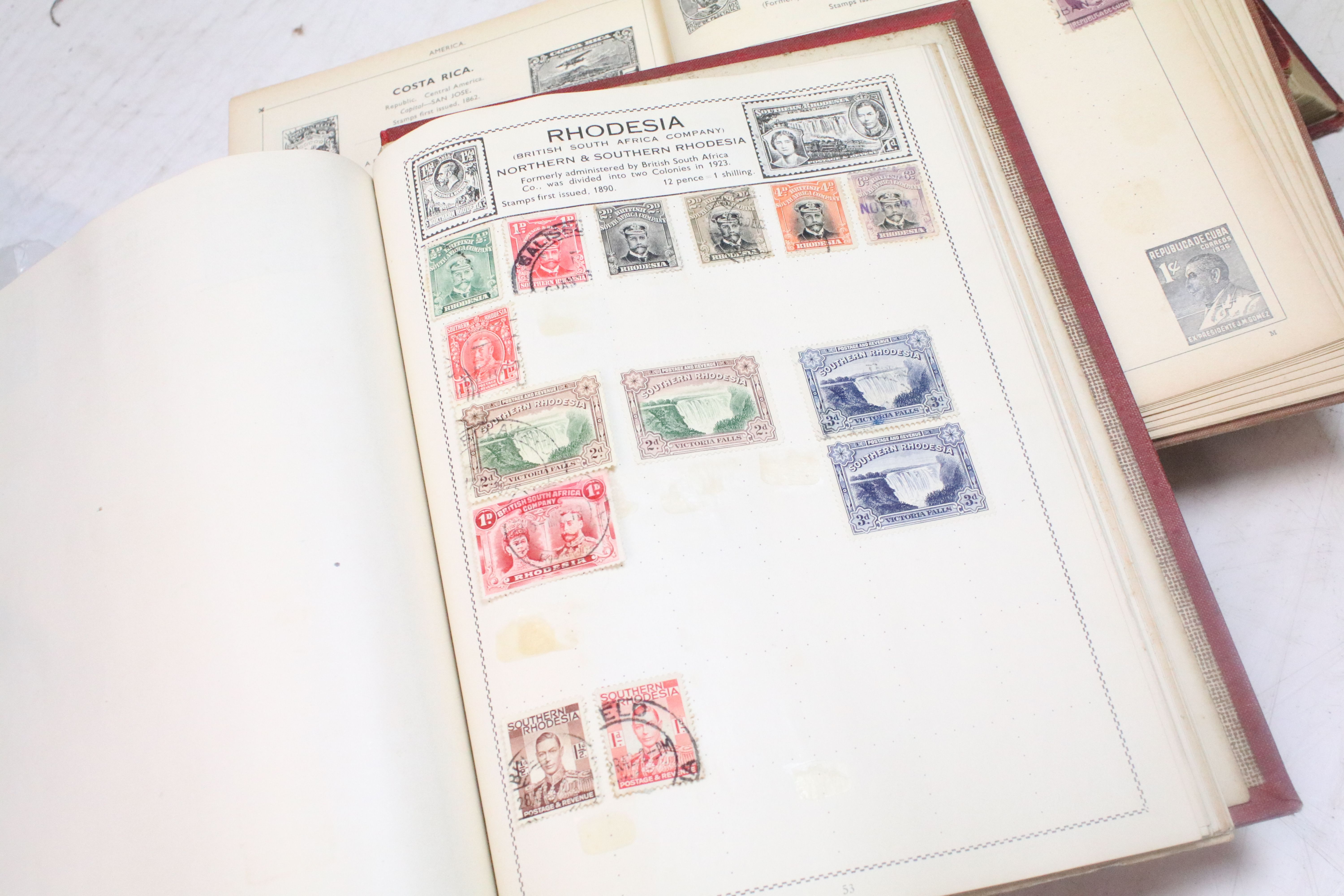 A collection of British and world stamps within albums together with loose examples - Image 16 of 19