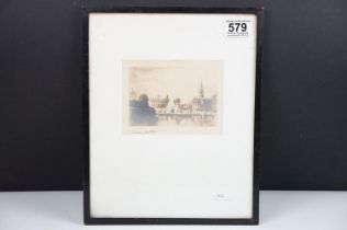 Leslie Austin, Trafalgar Square, a facsimile of the original drawing, signed in pencil lower left,