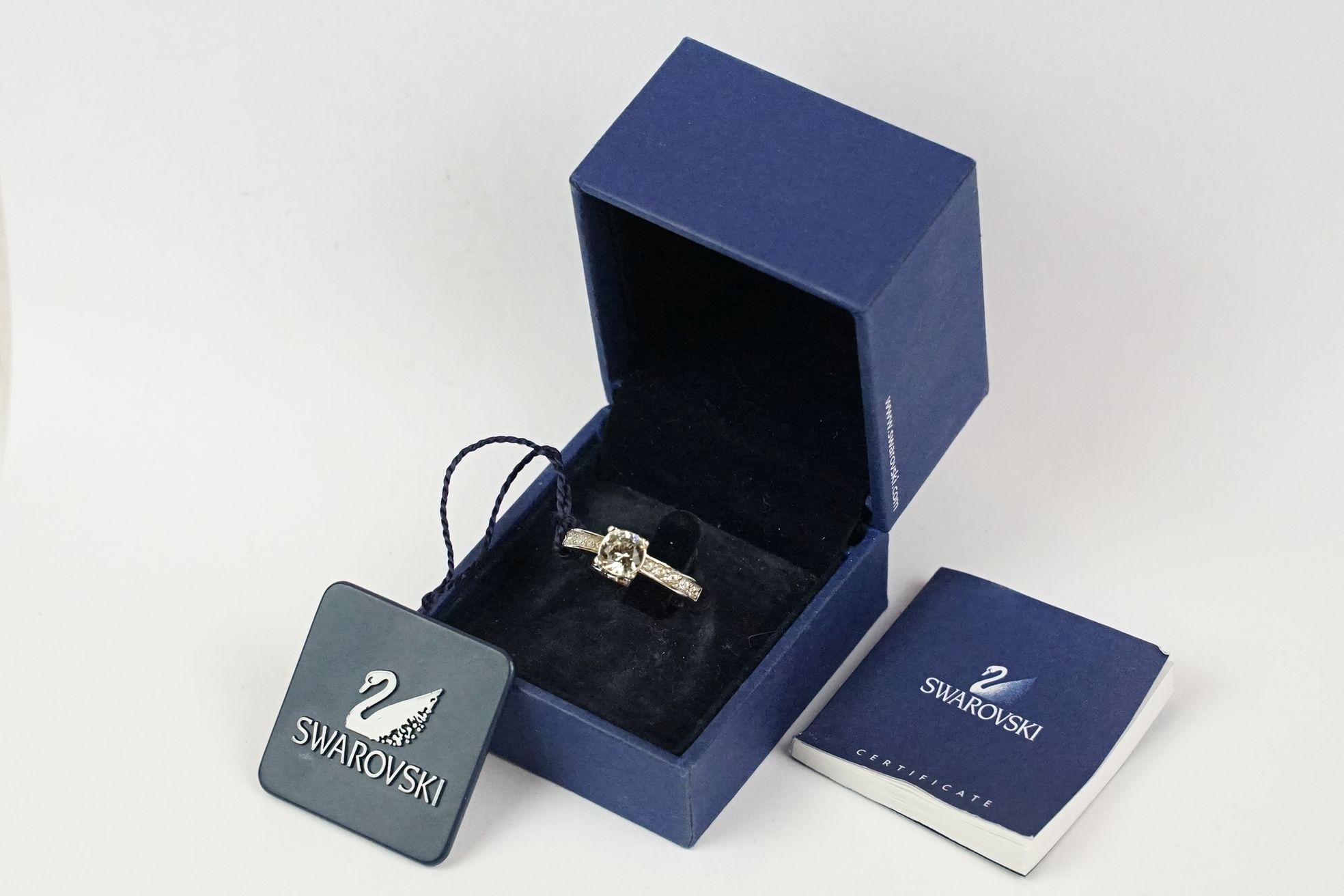 Swarovski ring, boxed with certificate