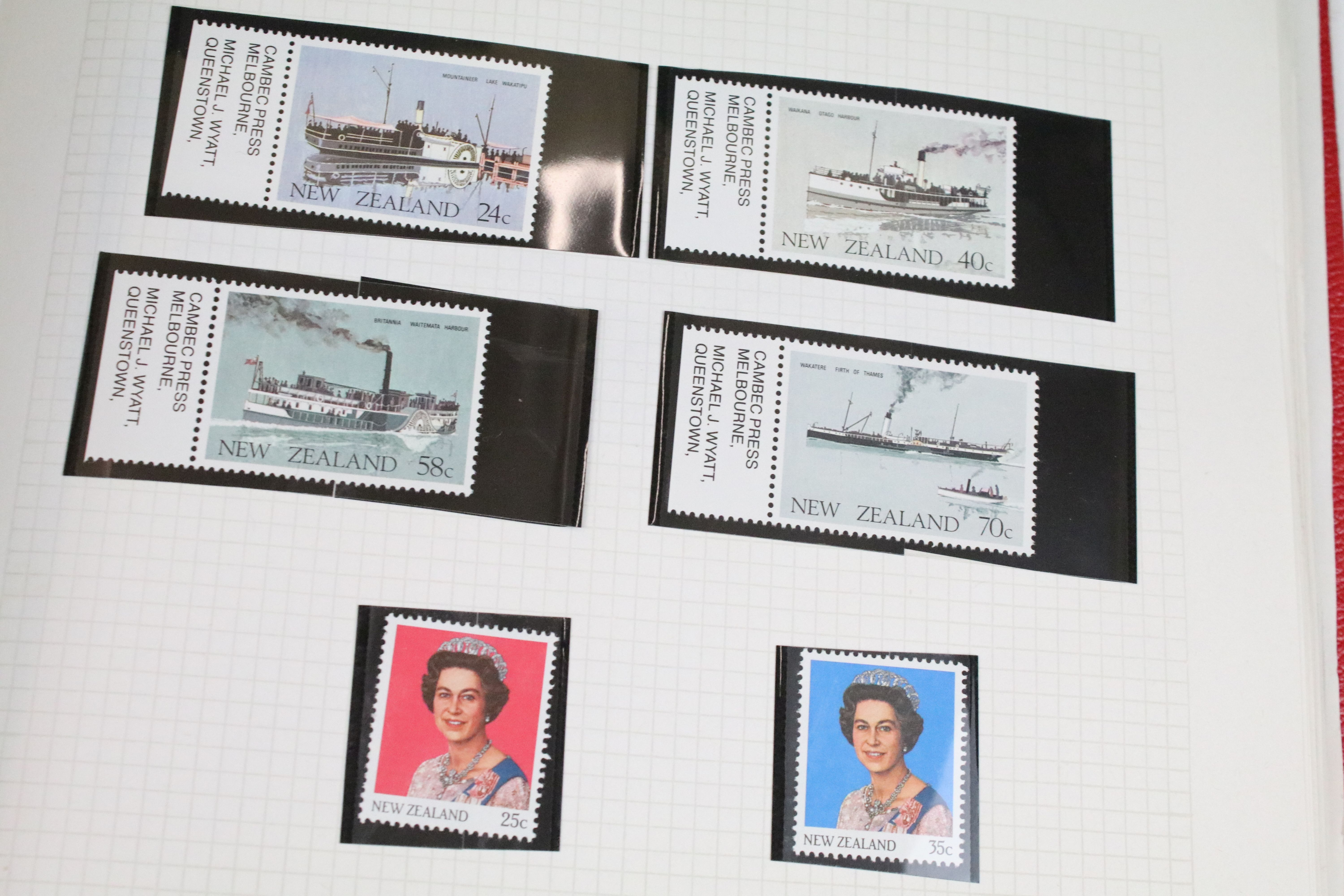 A collection of mainly commonwealth stamps contained within three albums to include Victorian - Image 8 of 16