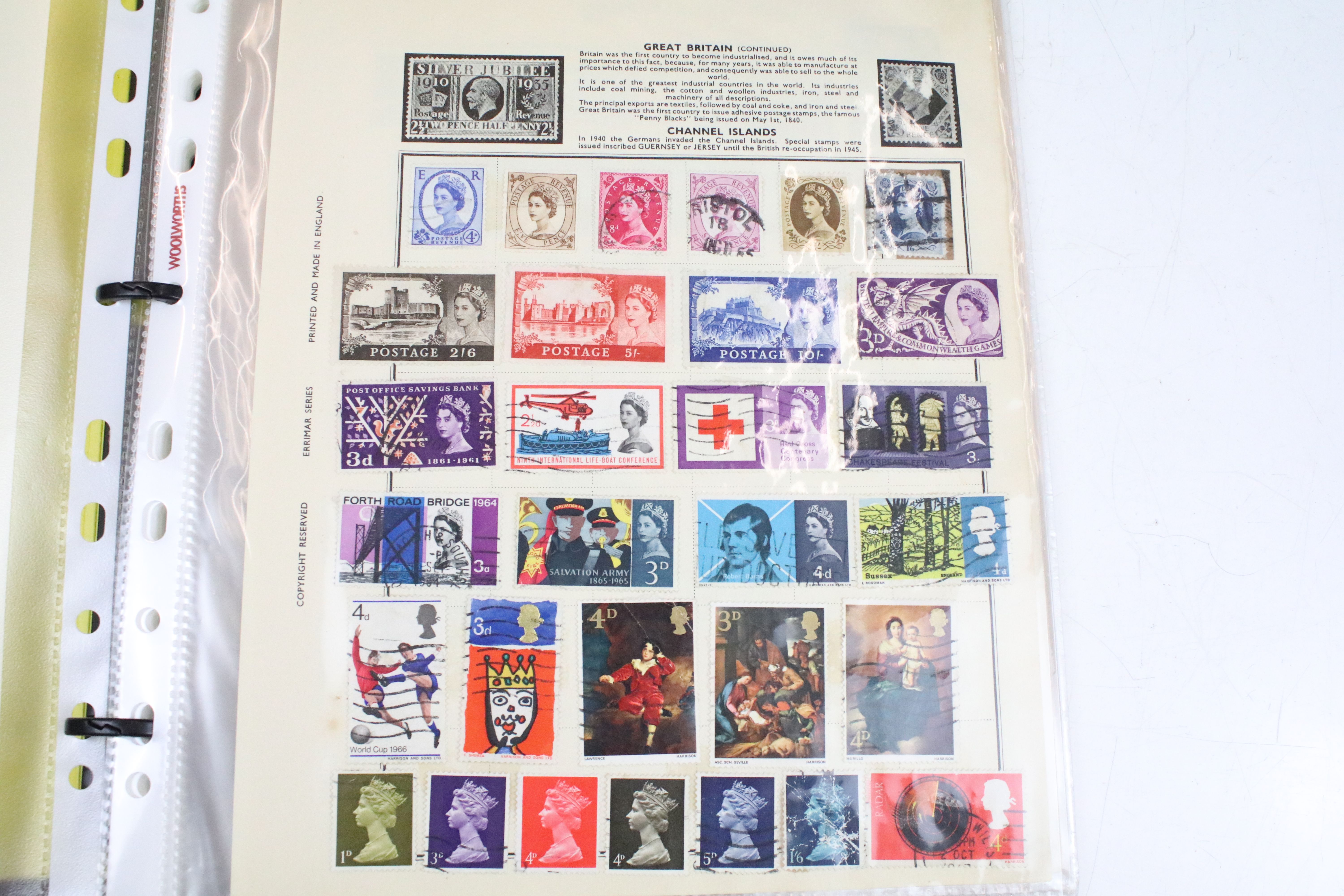 Collection of British, Commonwealth & world stamps housed within nine albums, featuring Victorian - Image 31 of 40