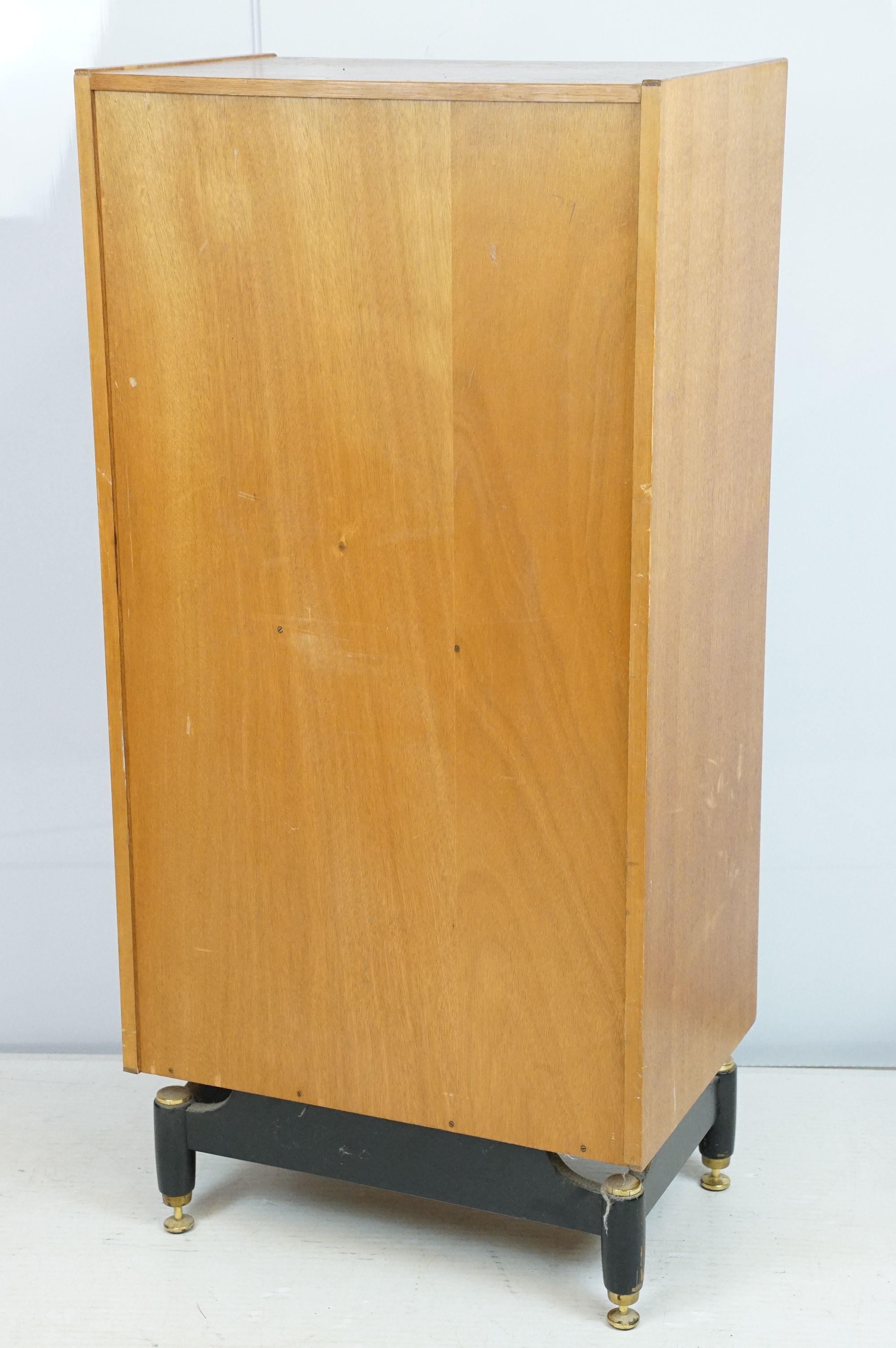Mid century G Plan Librenza chest of seven drawers, with embossed G Plan logo and retailer's label - Image 9 of 9