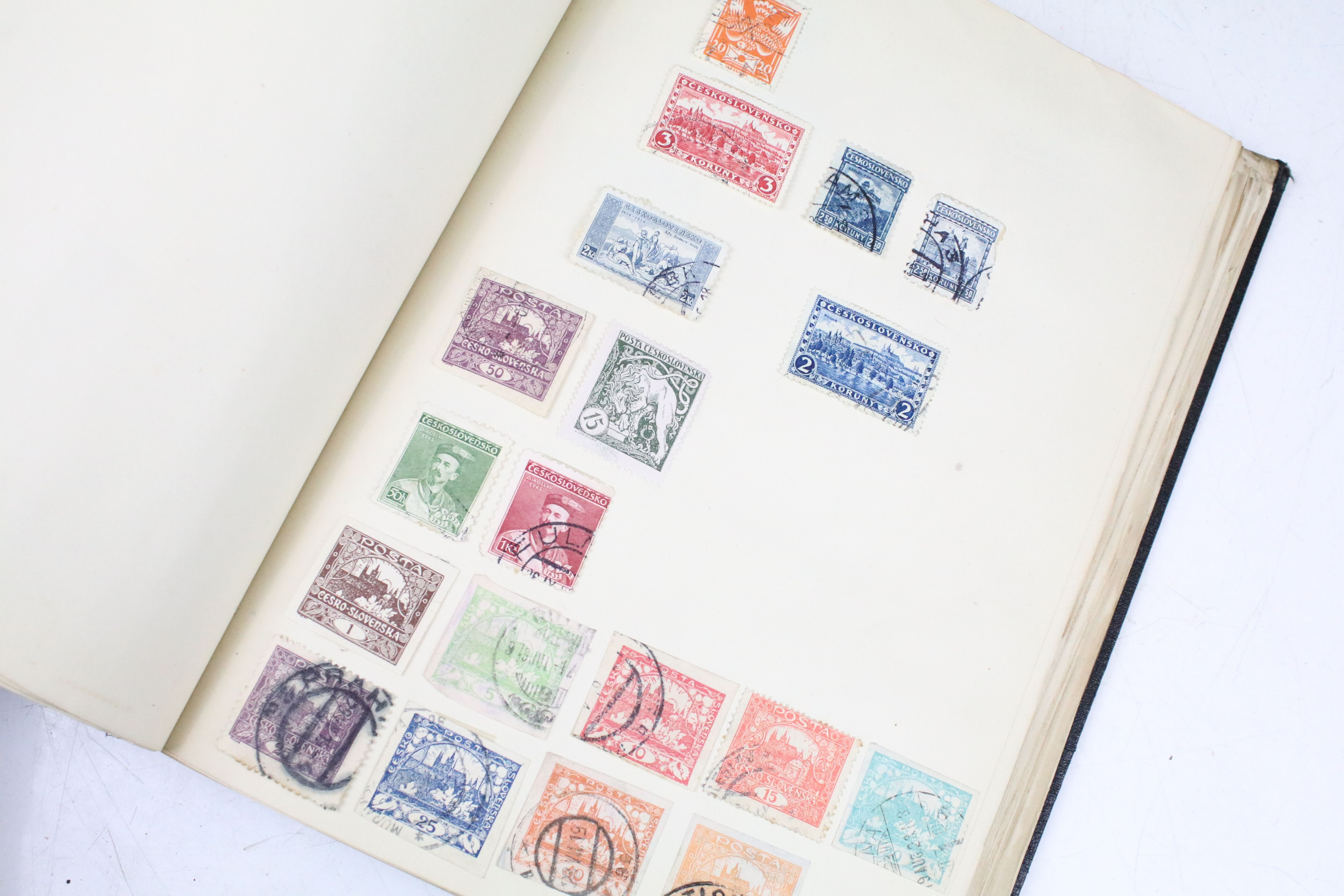 Collection of British, Commonwealth & world stamps housed within four albums to include Victorian - Image 18 of 25