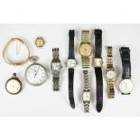 Leuba Louis, Geneve, Lady's tank wristwatch. No 6784 and other wristwatches including