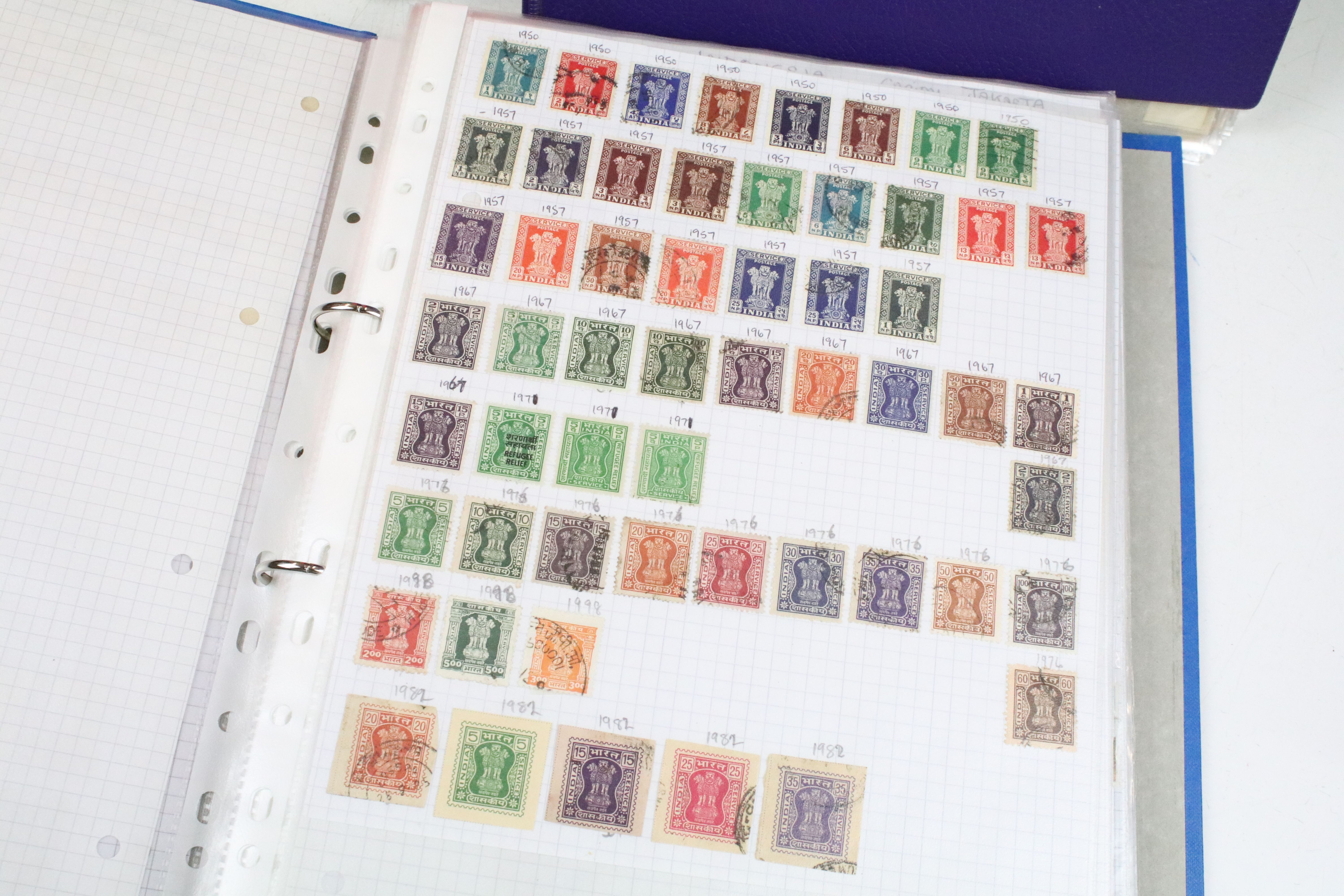 Collection of British, Commonwealth & world stamps housed within nine albums, featuring Victorian - Image 26 of 40